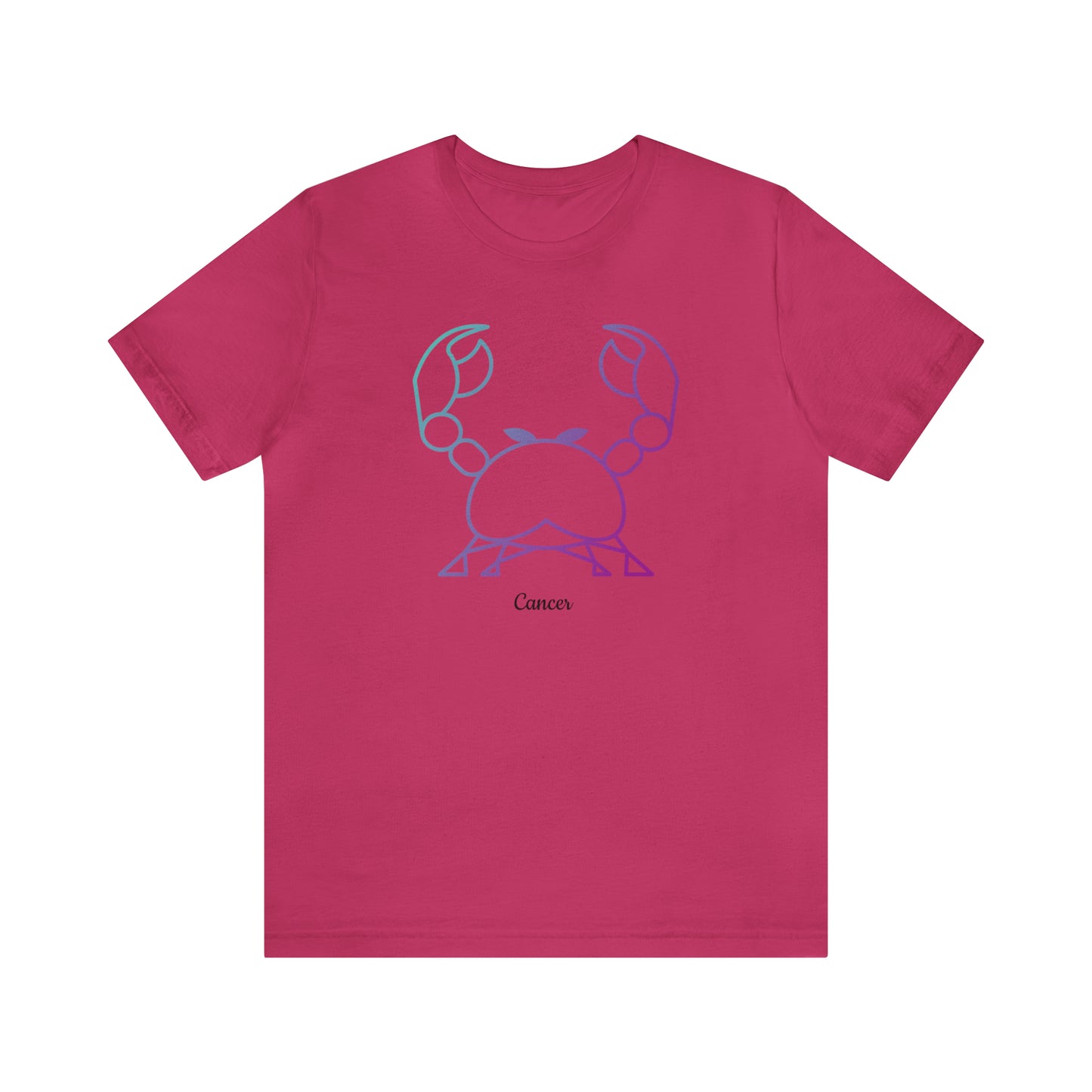 Cancer T-Shirt | Fun Cancer Crab T-Shirt | Zodiac T-Shirt | Zodiac Sign Shirt | Astrology | Star Sign | Unisex Jersey Short Sleeve Tee