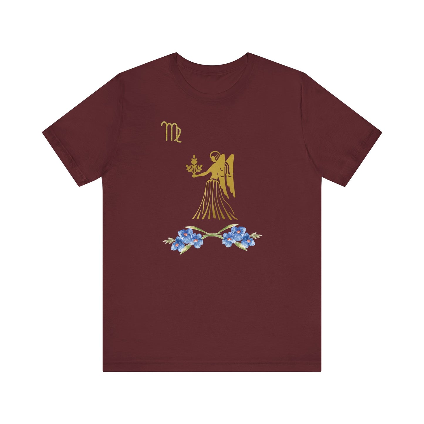 Virgo Symbols T-Shirt | Fun Virgo T-Shirt | Zodiac T-Shirt | Zodiac Sign Shirt | Astrology | Star Sign | Unisex Jersey Short Sleeve Tee