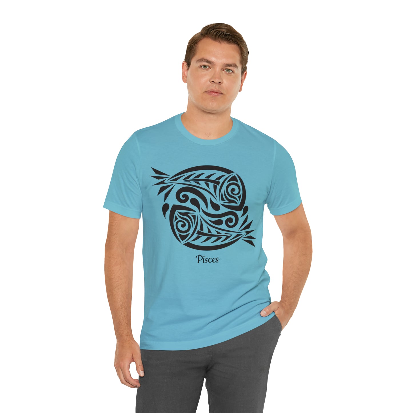 Pisces Fish T-Shirt | Fun Pisces T-Shirt | Zodiac T-Shirt | Zodiac Sign Shirt | Astrology | Star Sign | Unisex Jersey Short Sleeve Tee
