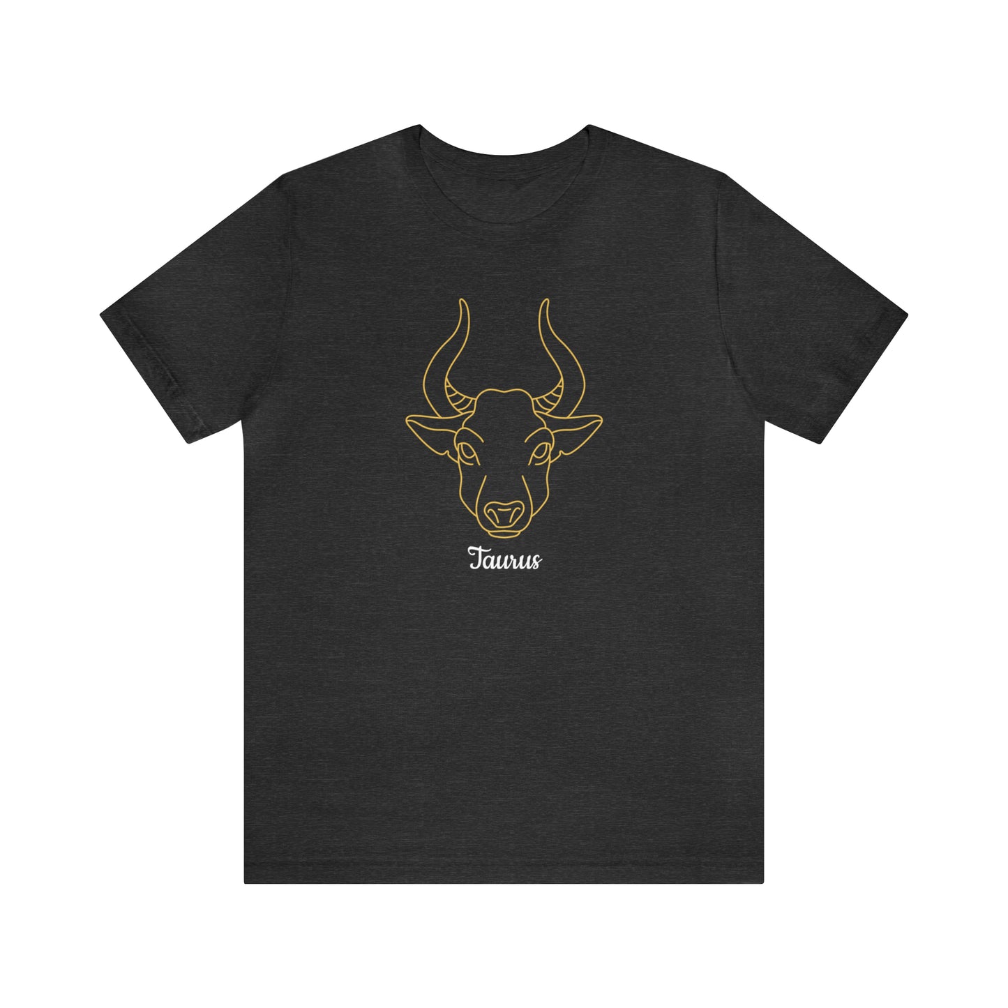 Taurus T-Shirt Bull | Fun Taurus T-Shirt | Zodiac T-Shirt | Zodiac Sign Shirt | Astrology | Star Sign | Unisex Jersey Short Sleeve Tee