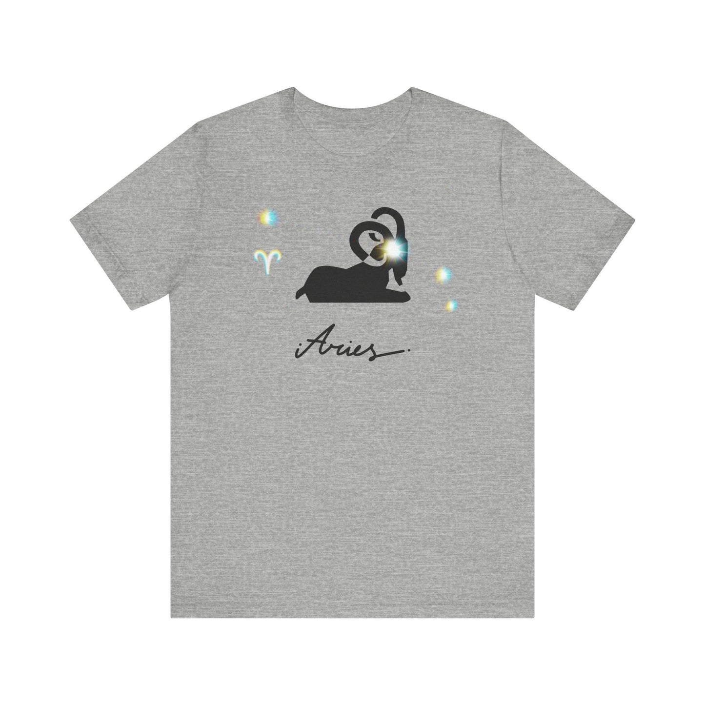 Aries the Ram T-Shirt | Fun Aries T-Shirt | Zodiac T-Shirt | Zodiac Sign Shirt | Astrology | Star Sign | Unisex Jersey Short Sleeve Tee