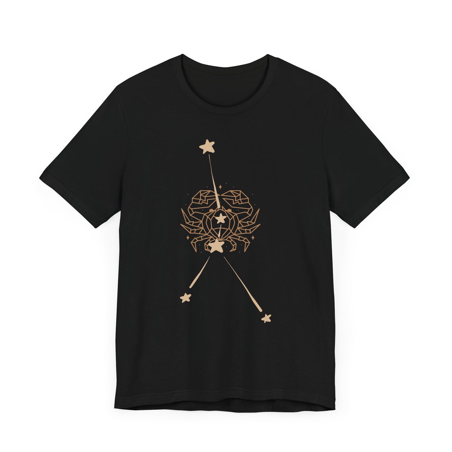 Cancer Crab and Constellation Phase T-Shirt | Fun Cancer T-Shirt | Zodiac T-Shirt | Zodiac Sign Shirt | Astrology | Star Sign | Unisex Jersey Short Sleeve Tee
