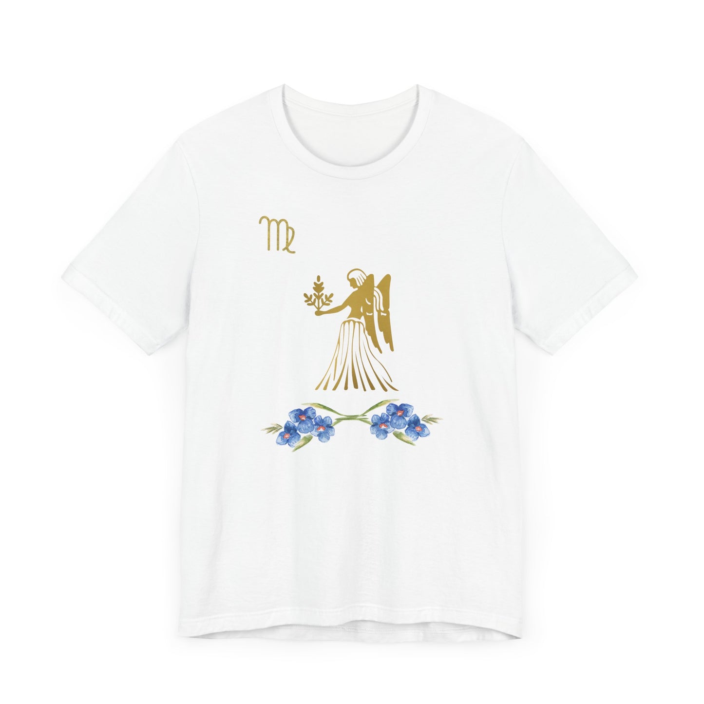 Virgo Symbols T-Shirt | Fun Virgo T-Shirt | Zodiac T-Shirt | Zodiac Sign Shirt | Astrology | Star Sign | Unisex Jersey Short Sleeve Tee