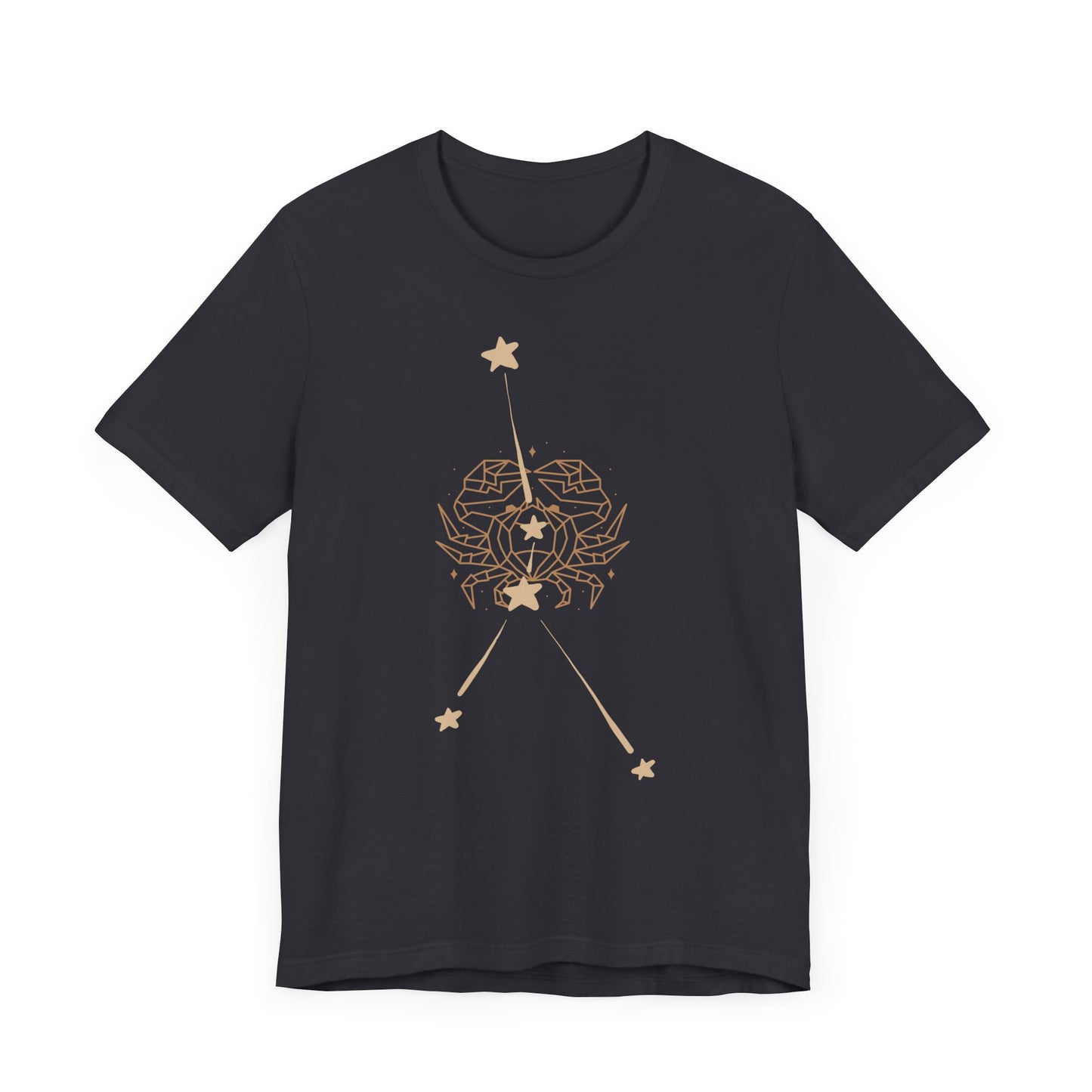 Cancer Crab and Constellation Phase T-Shirt | Fun Cancer T-Shirt | Zodiac T-Shirt | Zodiac Sign Shirt | Astrology | Star Sign | Unisex Jersey Short Sleeve Tee