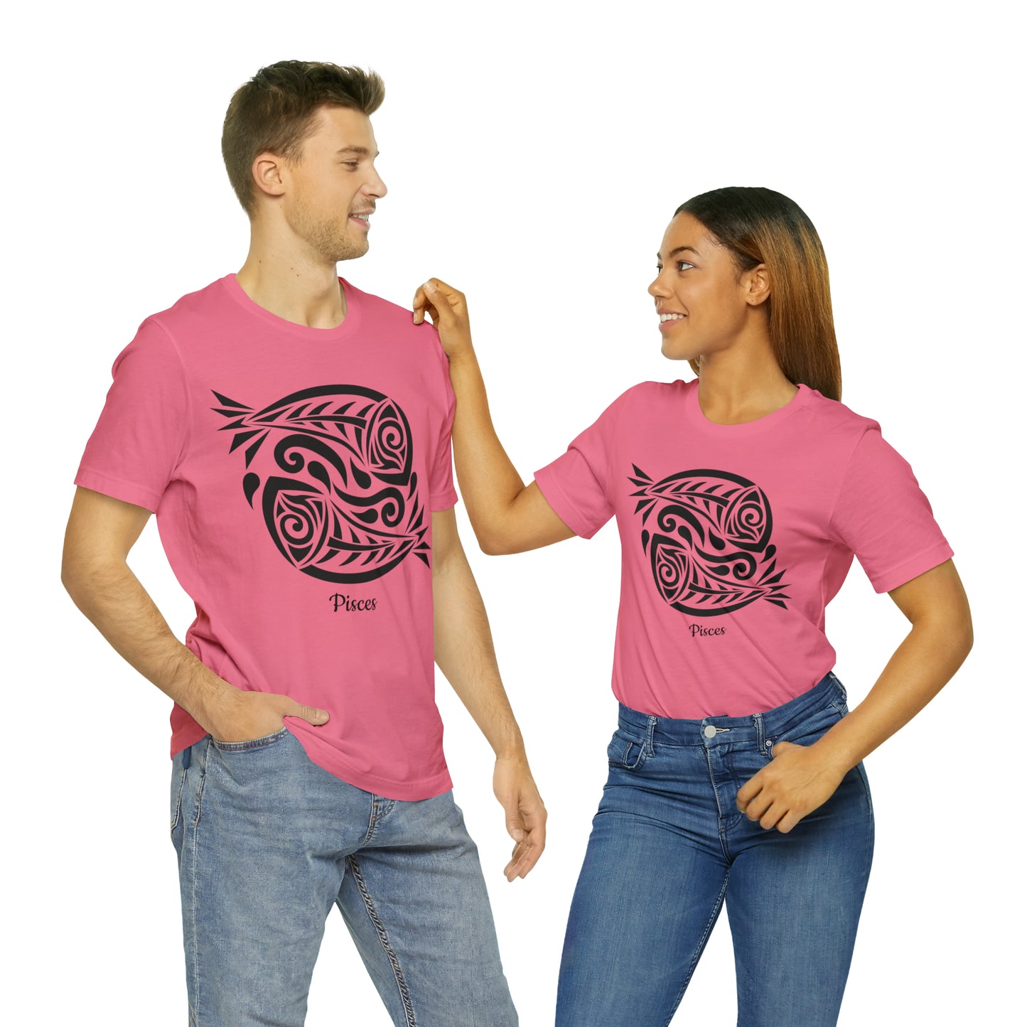 Pisces Fish T-Shirt | Fun Pisces T-Shirt | Zodiac T-Shirt | Zodiac Sign Shirt | Astrology | Star Sign | Unisex Jersey Short Sleeve Tee