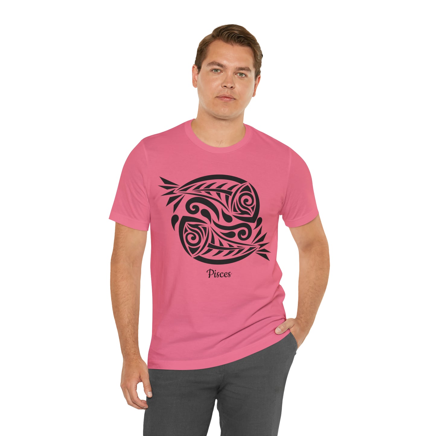 Pisces Fish T-Shirt | Fun Pisces T-Shirt | Zodiac T-Shirt | Zodiac Sign Shirt | Astrology | Star Sign | Unisex Jersey Short Sleeve Tee