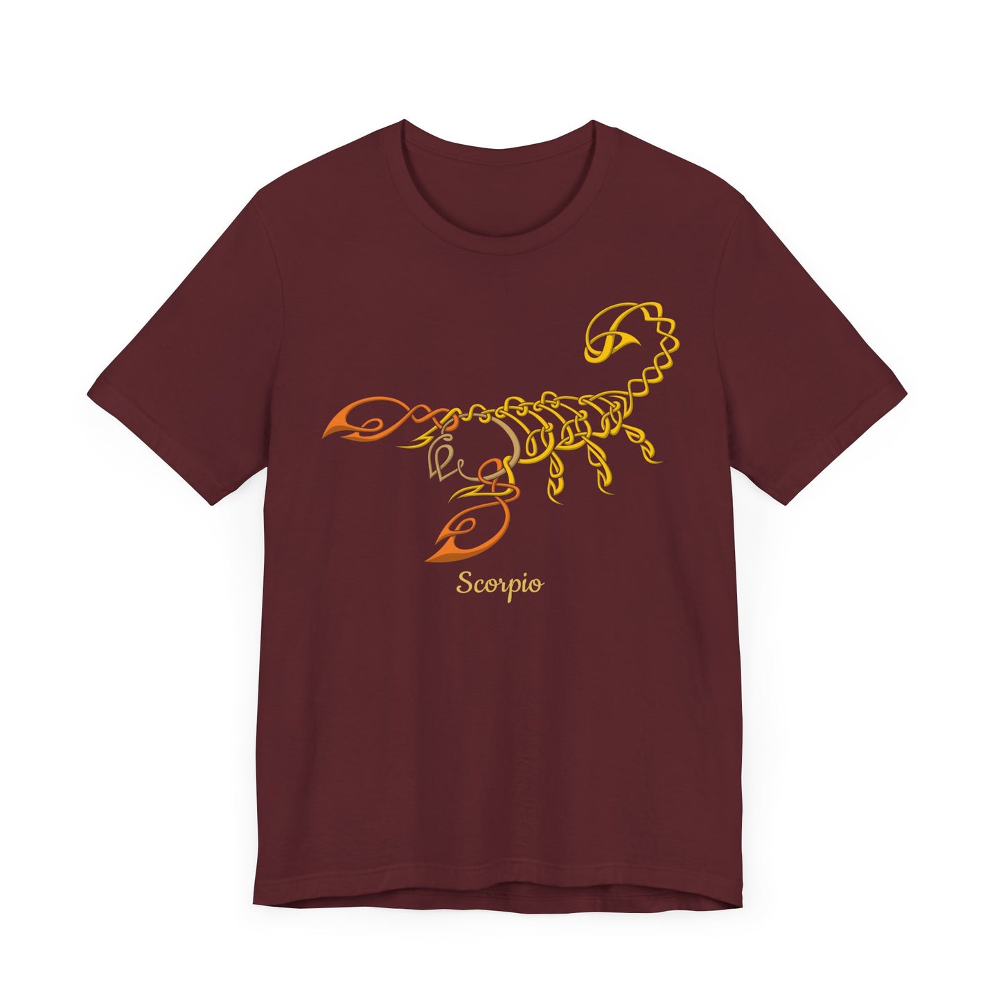 Scorpio Scorpion Symbol T-Shirt | Fun Scorpio T-Shirt | Zodiac T-Shirt | Zodiac Sign Shirt | Astrology | Star Sign | Unisex Jersey Short Sleeve Tee