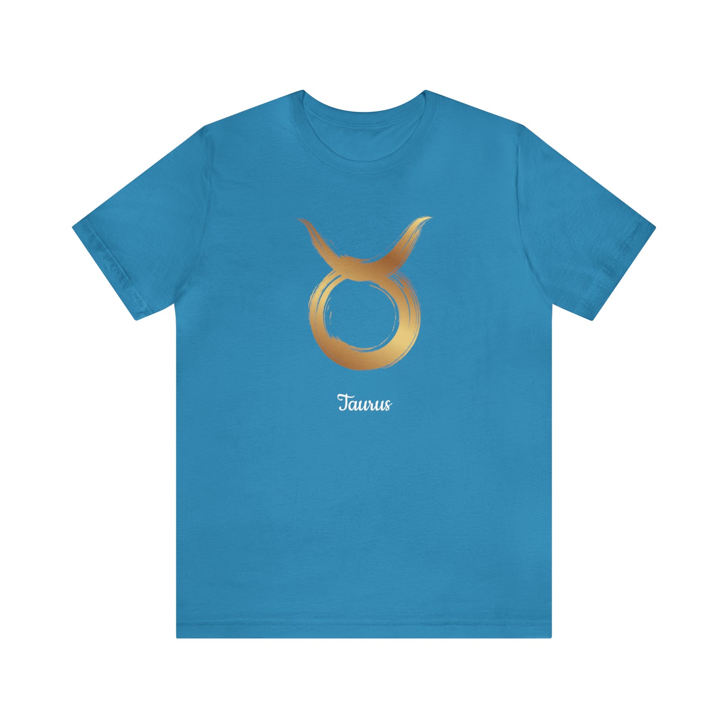 Taurus Symbol T-Shirt | Fun Taurus T-Shirt | Zodiac T-Shirt | Zodiac Sign Shirt | Astrology | Star Sign | Unisex Jersey Short Sleeve Tee