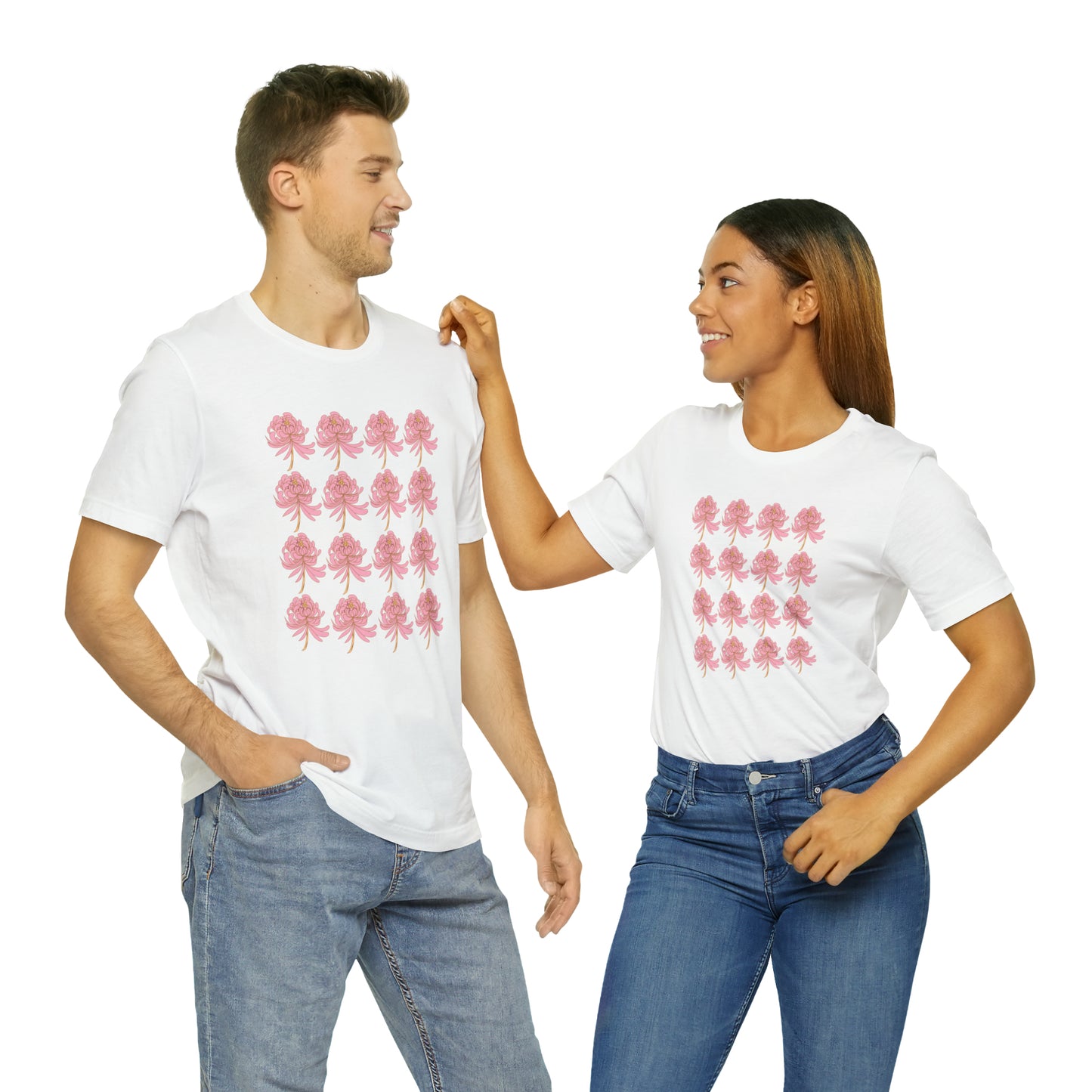 Scorpio Flower Pattern T-Shirt | Fun Scorpio T-Shirt | Zodiac T-Shirt | Zodiac Sign Shirt | Astrology | Star Sign | Unisex Jersey Short Sleeve Tee