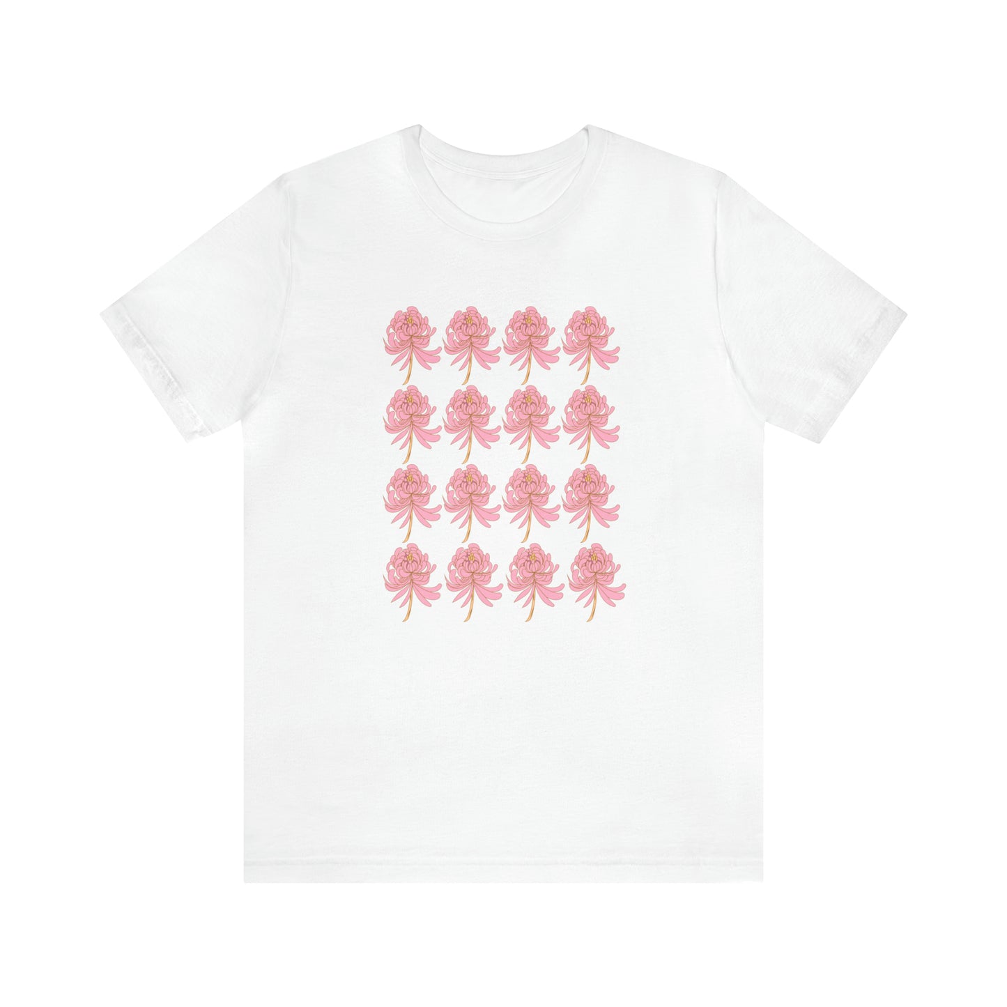 Scorpio Flower Pattern T-Shirt | Fun Scorpio T-Shirt | Zodiac T-Shirt | Zodiac Sign Shirt | Astrology | Star Sign | Unisex Jersey Short Sleeve Tee