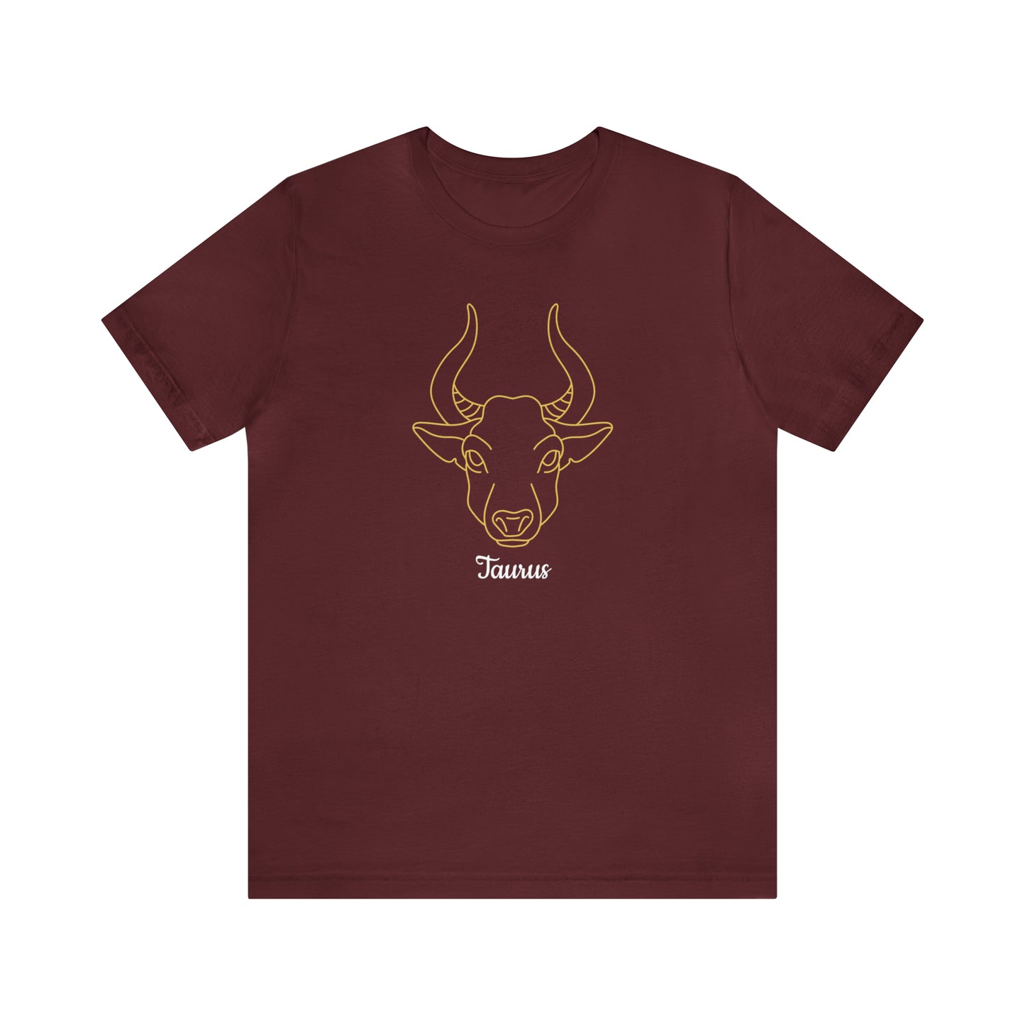 Taurus T-Shirt Bull | Fun Taurus T-Shirt | Zodiac T-Shirt | Zodiac Sign Shirt | Astrology | Star Sign | Unisex Jersey Short Sleeve Tee