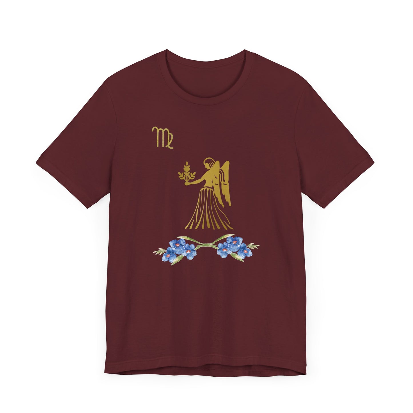 Virgo Symbols T-Shirt | Fun Virgo T-Shirt | Zodiac T-Shirt | Zodiac Sign Shirt | Astrology | Star Sign | Unisex Jersey Short Sleeve Tee