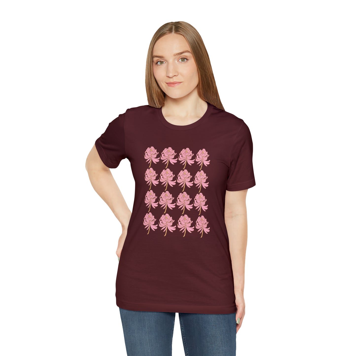 Scorpio Flower Pattern T-Shirt | Fun Scorpio T-Shirt | Zodiac T-Shirt | Zodiac Sign Shirt | Astrology | Star Sign | Unisex Jersey Short Sleeve Tee