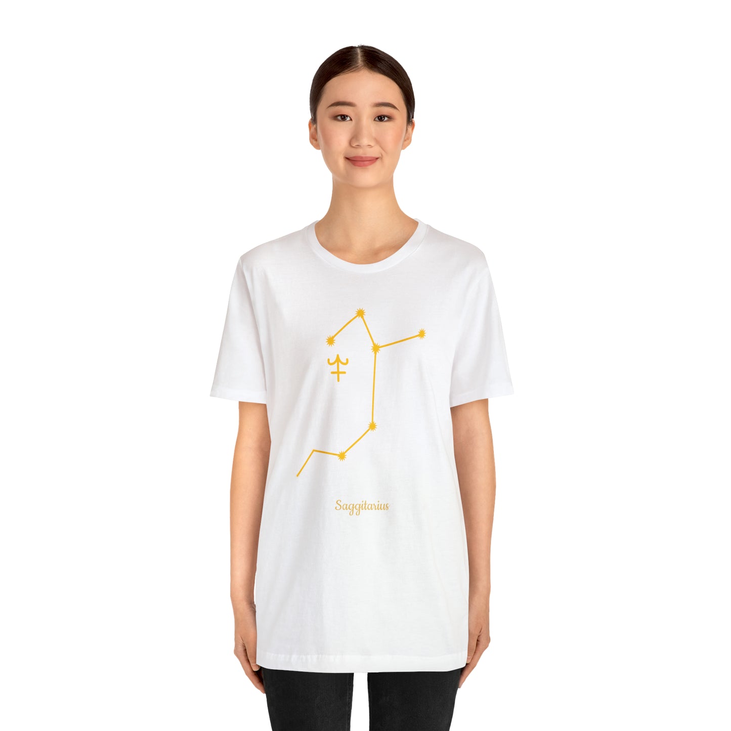 Sagittarius Stars T-Shirt | Fun Sagittarius T-Shirt | Zodiac T-Shirt | Zodiac Sign Shirt | Astrology | Star Sign | Unisex Jersey Short Sleeve Tee