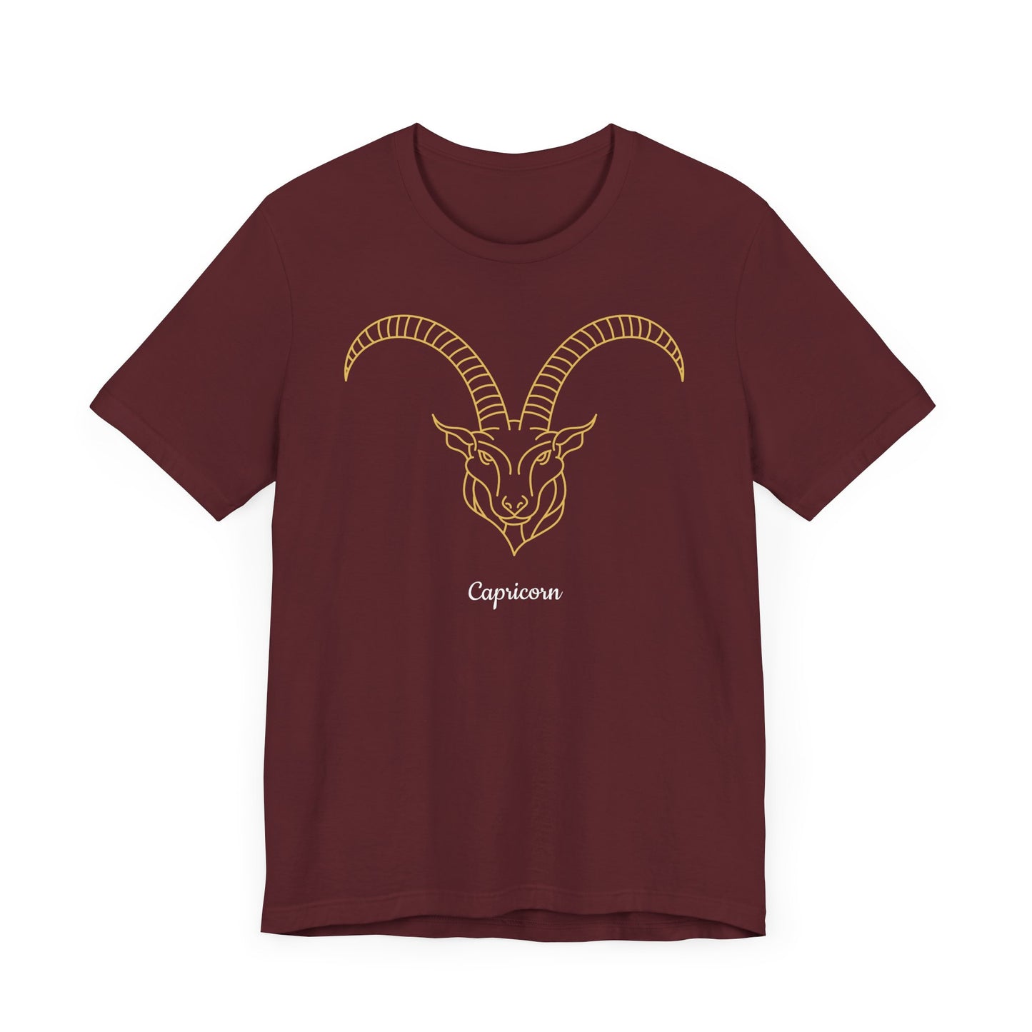 Capricorn Ram T-Shirt | Fun Capricorn T-Shirt | Zodiac T-Shirt | Zodiac Sign Shirt | Astrology | Star Sign | Unisex Jersey Short Sleeve Tee