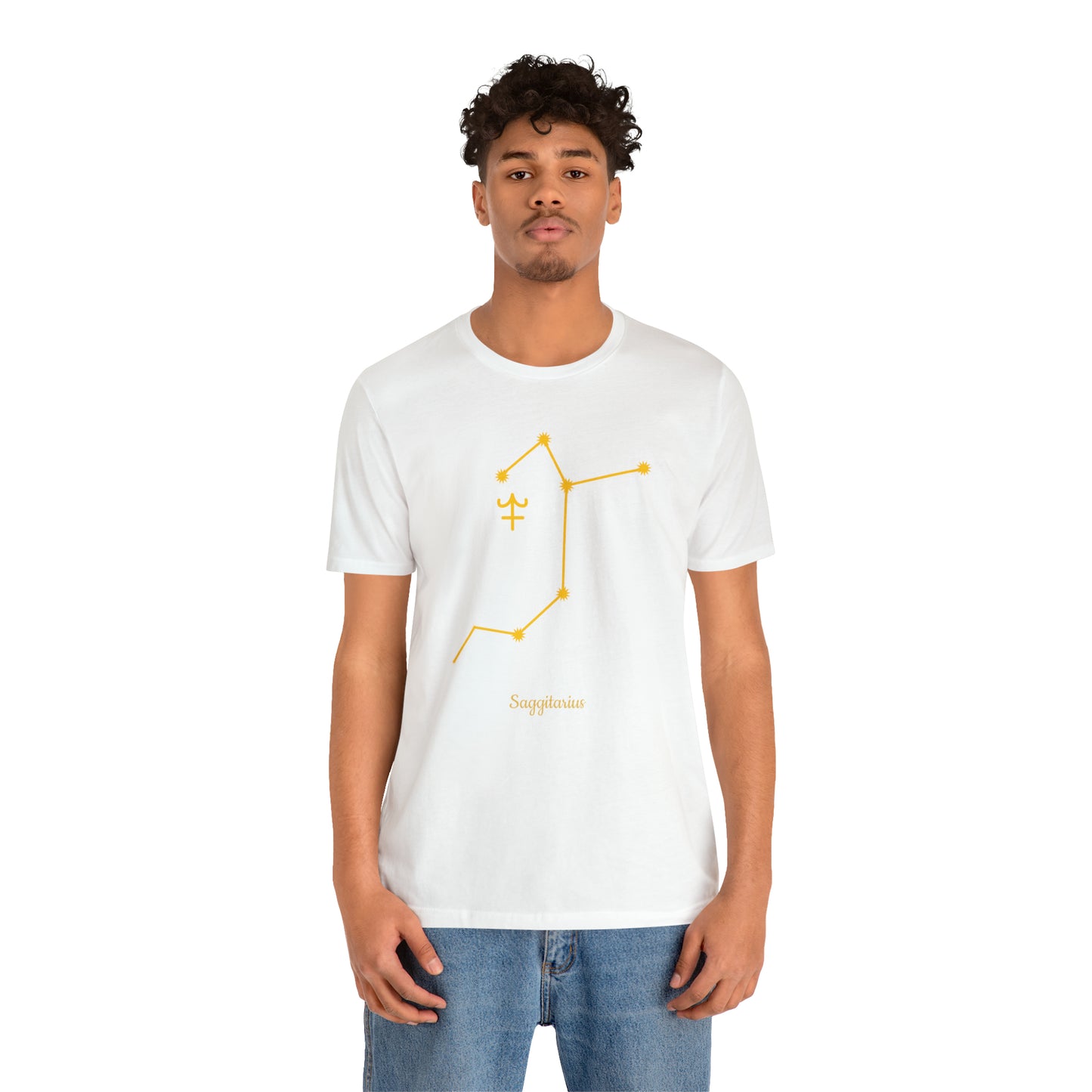 Sagittarius Stars T-Shirt | Fun Sagittarius T-Shirt | Zodiac T-Shirt | Zodiac Sign Shirt | Astrology | Star Sign | Unisex Jersey Short Sleeve Tee