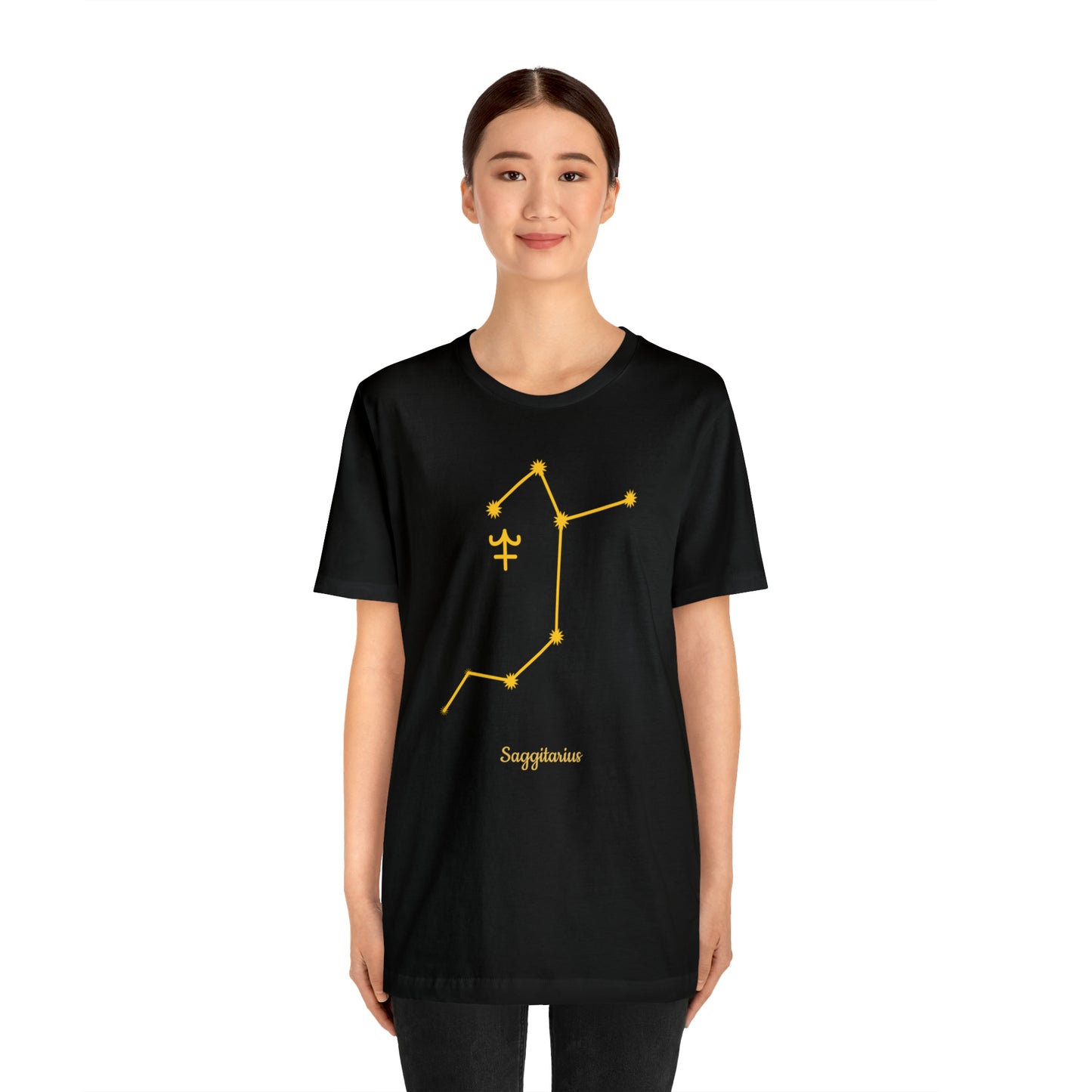 Sagittarius Stars T-Shirt | Fun Sagittarius T-Shirt | Zodiac T-Shirt | Zodiac Sign Shirt | Astrology | Star Sign | Unisex Jersey Short Sleeve Tee