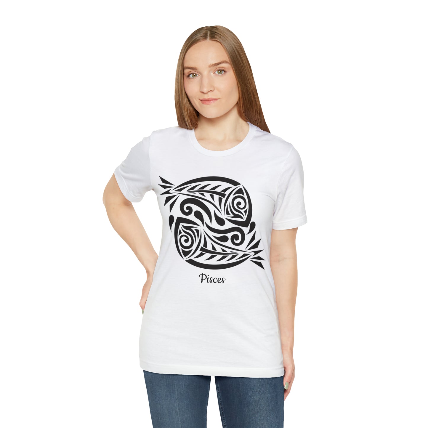 Pisces Fish T-Shirt | Fun Pisces T-Shirt | Zodiac T-Shirt | Zodiac Sign Shirt | Astrology | Star Sign | Unisex Jersey Short Sleeve Tee