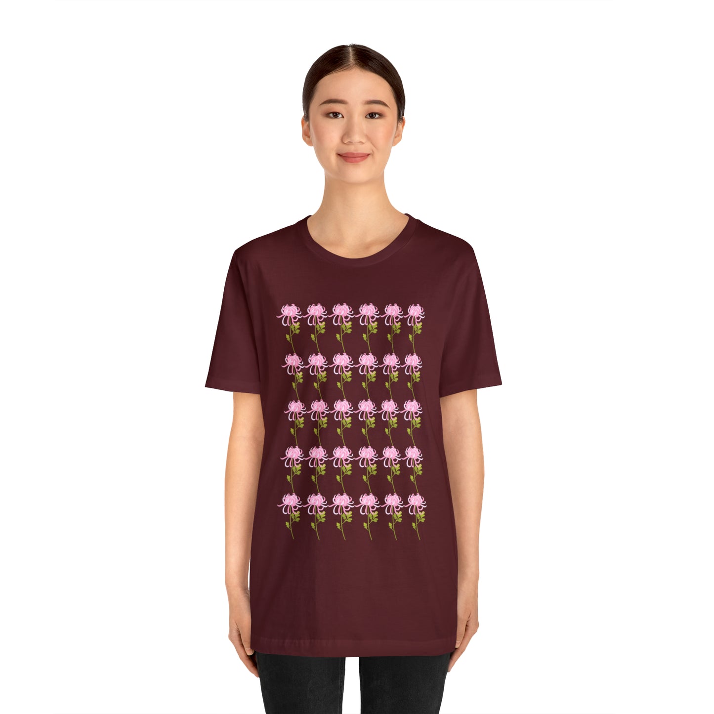 Scorpio Small Flower Pattern T-Shirt | Fun Scorpio T-Shirt | Zodiac T-Shirt | Zodiac Sign Shirt | Astrology | Star Sign | Unisex Jersey Short Sleeve Tee