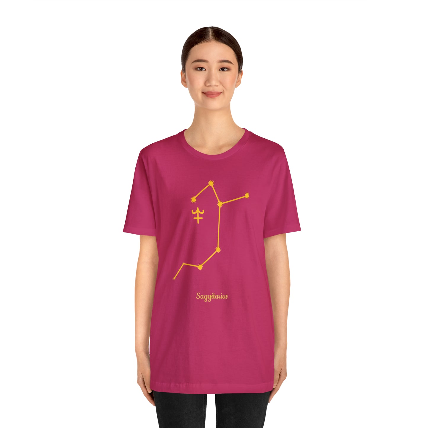 Sagittarius Stars T-Shirt | Fun Sagittarius T-Shirt | Zodiac T-Shirt | Zodiac Sign Shirt | Astrology | Star Sign | Unisex Jersey Short Sleeve Tee