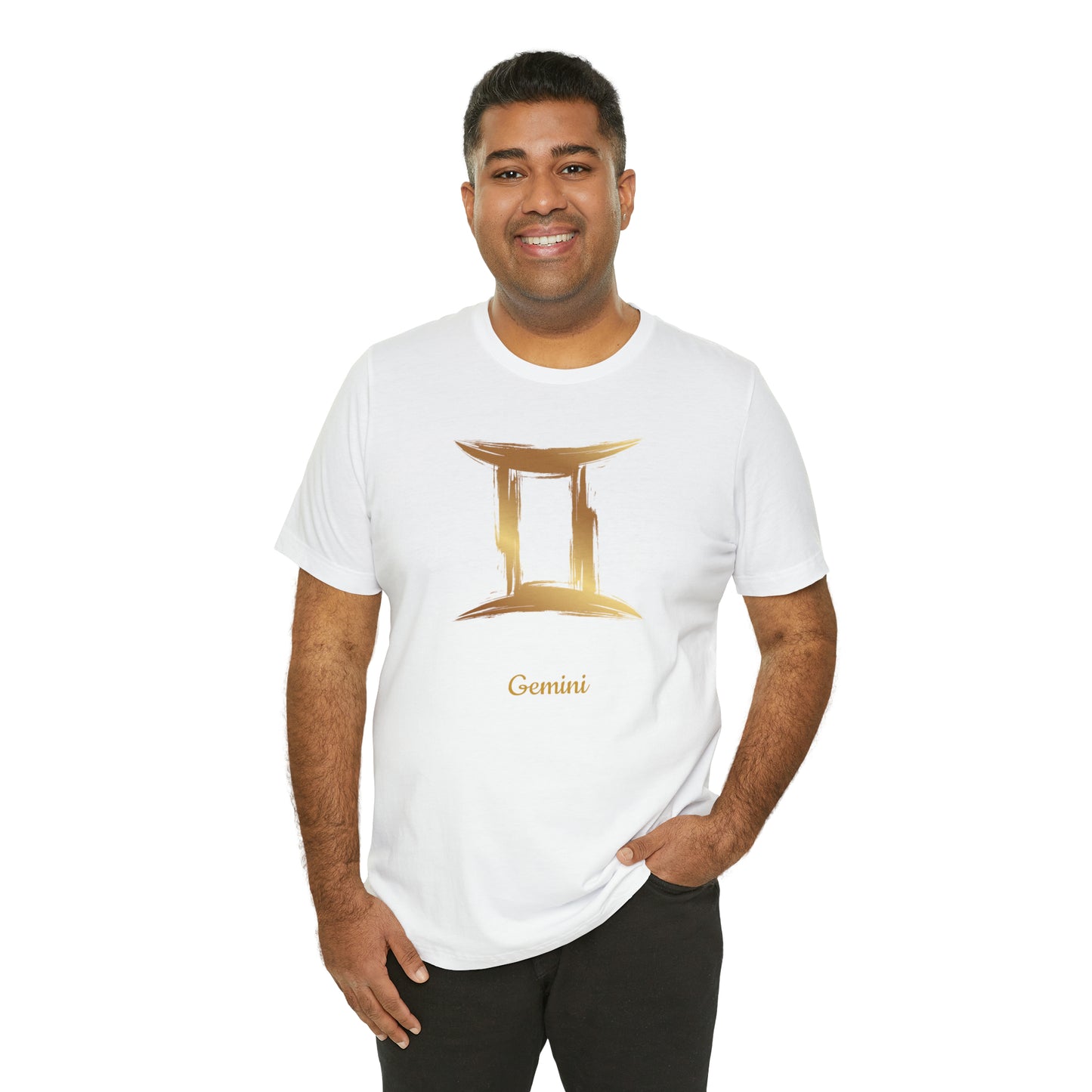 Gemini Symbol T-Shirt | Fun Gemini T-Shirt | Zodiac T-Shirt | Zodiac Sign Shirt | Astrology | Star Sign | Unisex Jersey Short Sleeve Tee