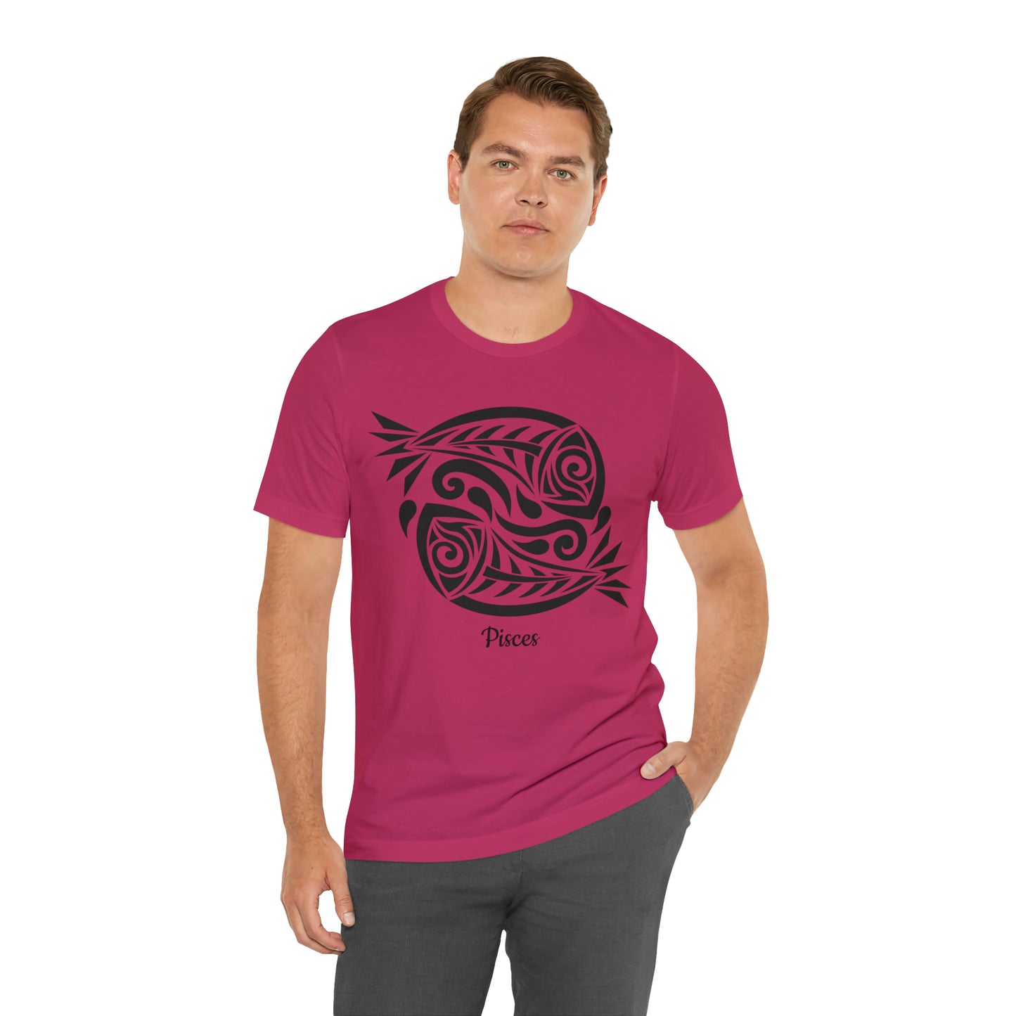 Pisces Fish T-Shirt | Fun Pisces T-Shirt | Zodiac T-Shirt | Zodiac Sign Shirt | Astrology | Star Sign | Unisex Jersey Short Sleeve Tee
