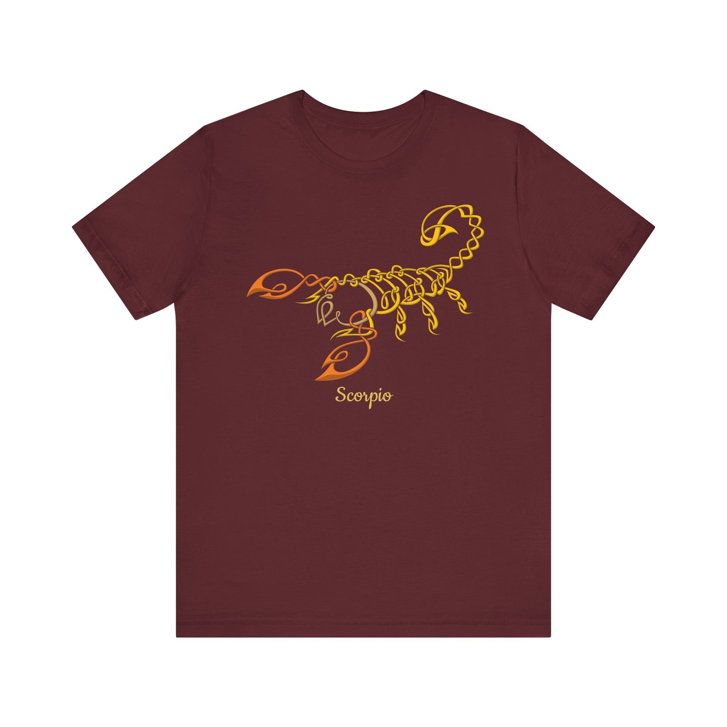 Scorpio Scorpion Symbol T-Shirt | Fun Scorpio T-Shirt | Zodiac T-Shirt | Zodiac Sign Shirt | Astrology | Star Sign | Unisex Jersey Short Sleeve Tee