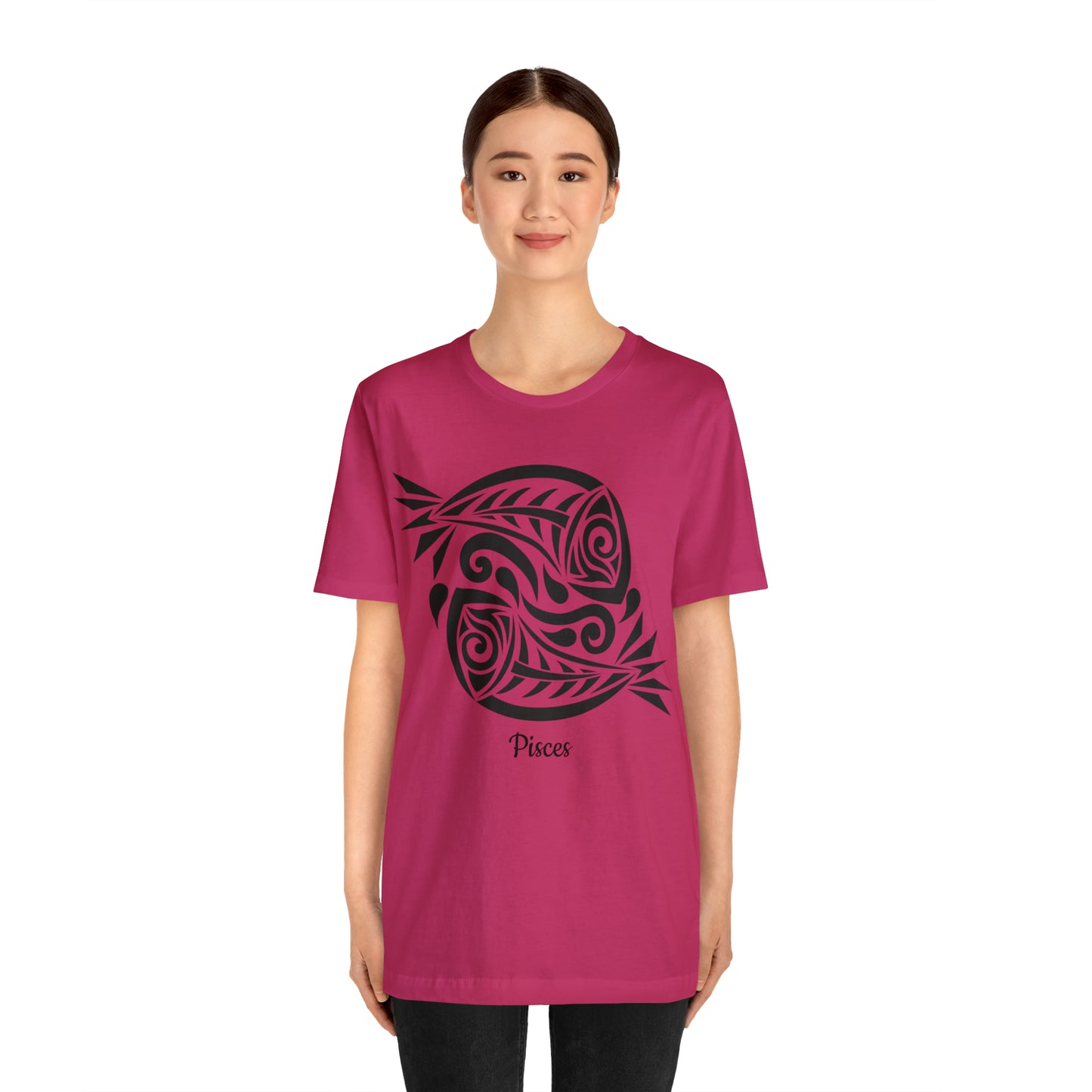 Pisces Fish T-Shirt | Fun Pisces T-Shirt | Zodiac T-Shirt | Zodiac Sign Shirt | Astrology | Star Sign | Unisex Jersey Short Sleeve Tee