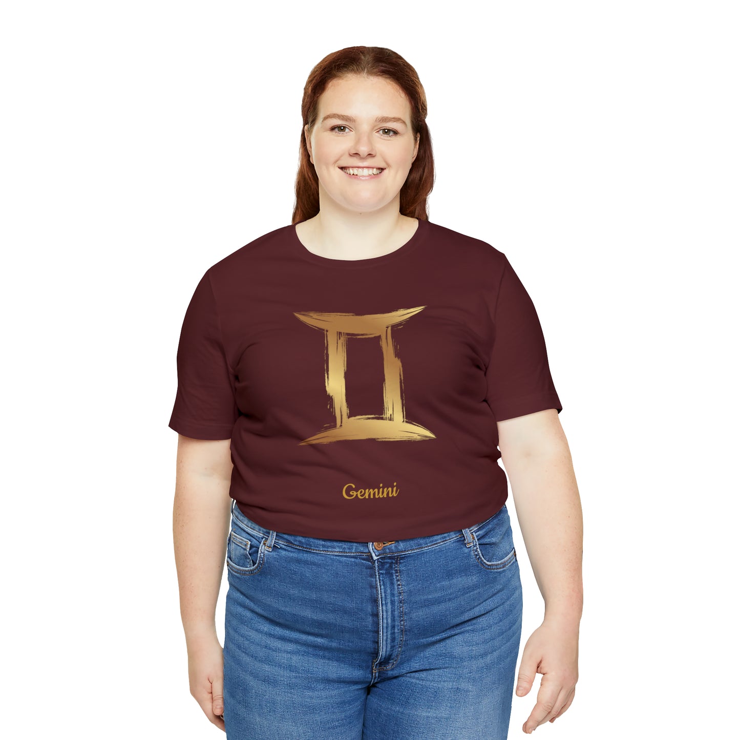 Gemini Symbol T-Shirt | Fun Gemini T-Shirt | Zodiac T-Shirt | Zodiac Sign Shirt | Astrology | Star Sign | Unisex Jersey Short Sleeve Tee