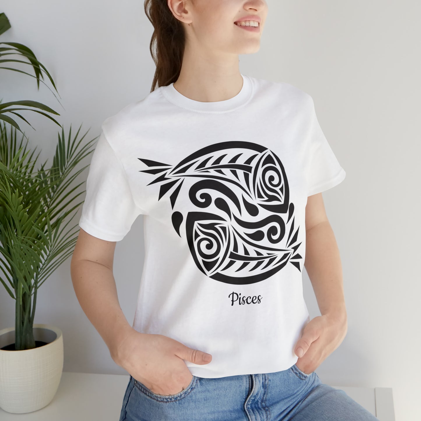 Pisces Fish T-Shirt | Fun Pisces T-Shirt | Zodiac T-Shirt | Zodiac Sign Shirt | Astrology | Star Sign | Unisex Jersey Short Sleeve Tee