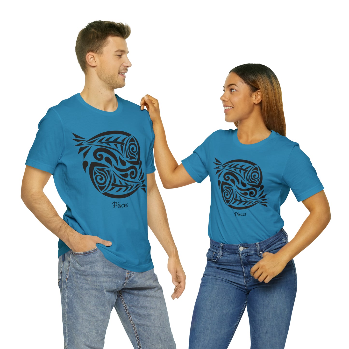 Pisces Fish T-Shirt | Fun Pisces T-Shirt | Zodiac T-Shirt | Zodiac Sign Shirt | Astrology | Star Sign | Unisex Jersey Short Sleeve Tee