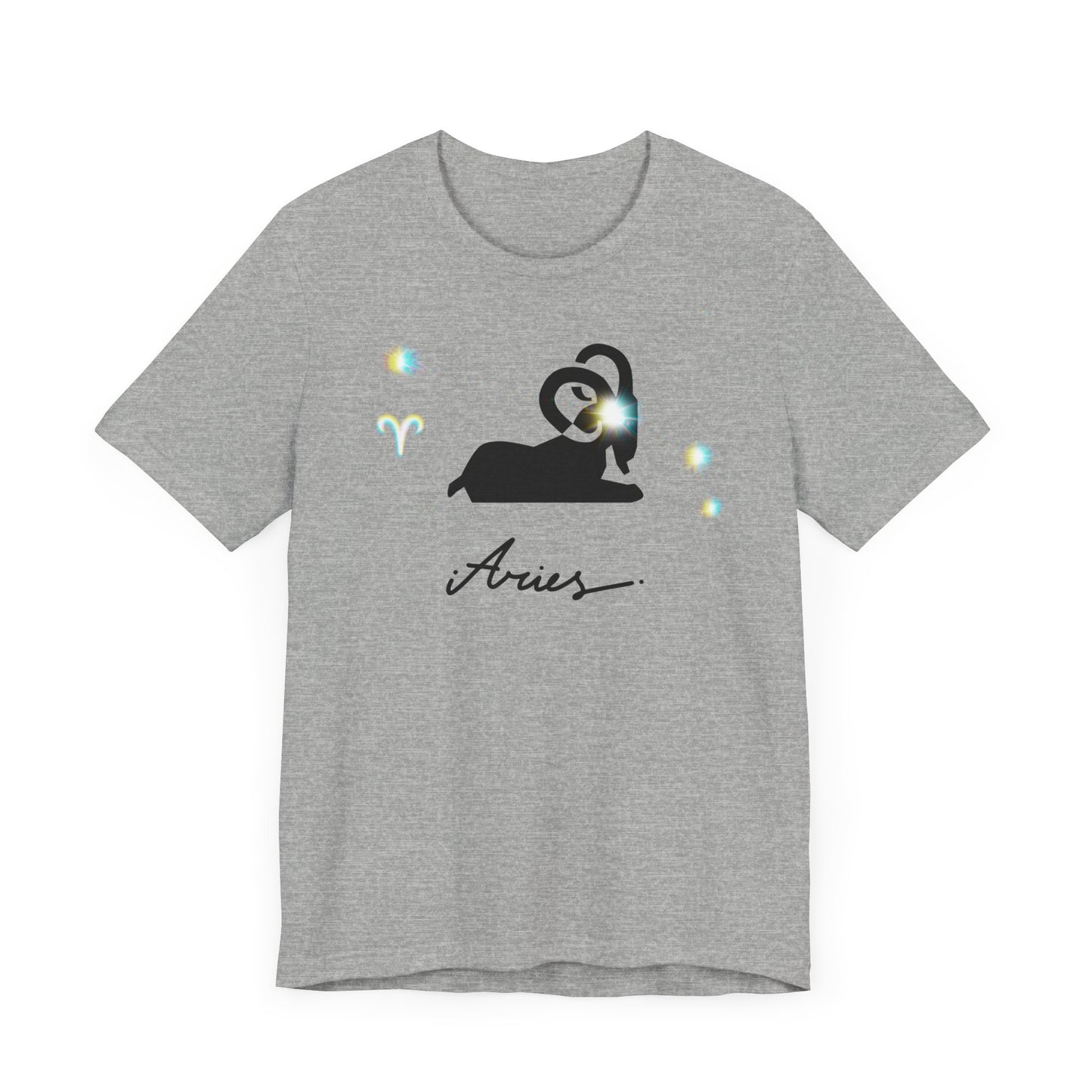 Aries the Ram T-Shirt | Fun Aries T-Shirt | Zodiac T-Shirt | Zodiac Sign Shirt | Astrology | Star Sign | Unisex Jersey Short Sleeve Tee