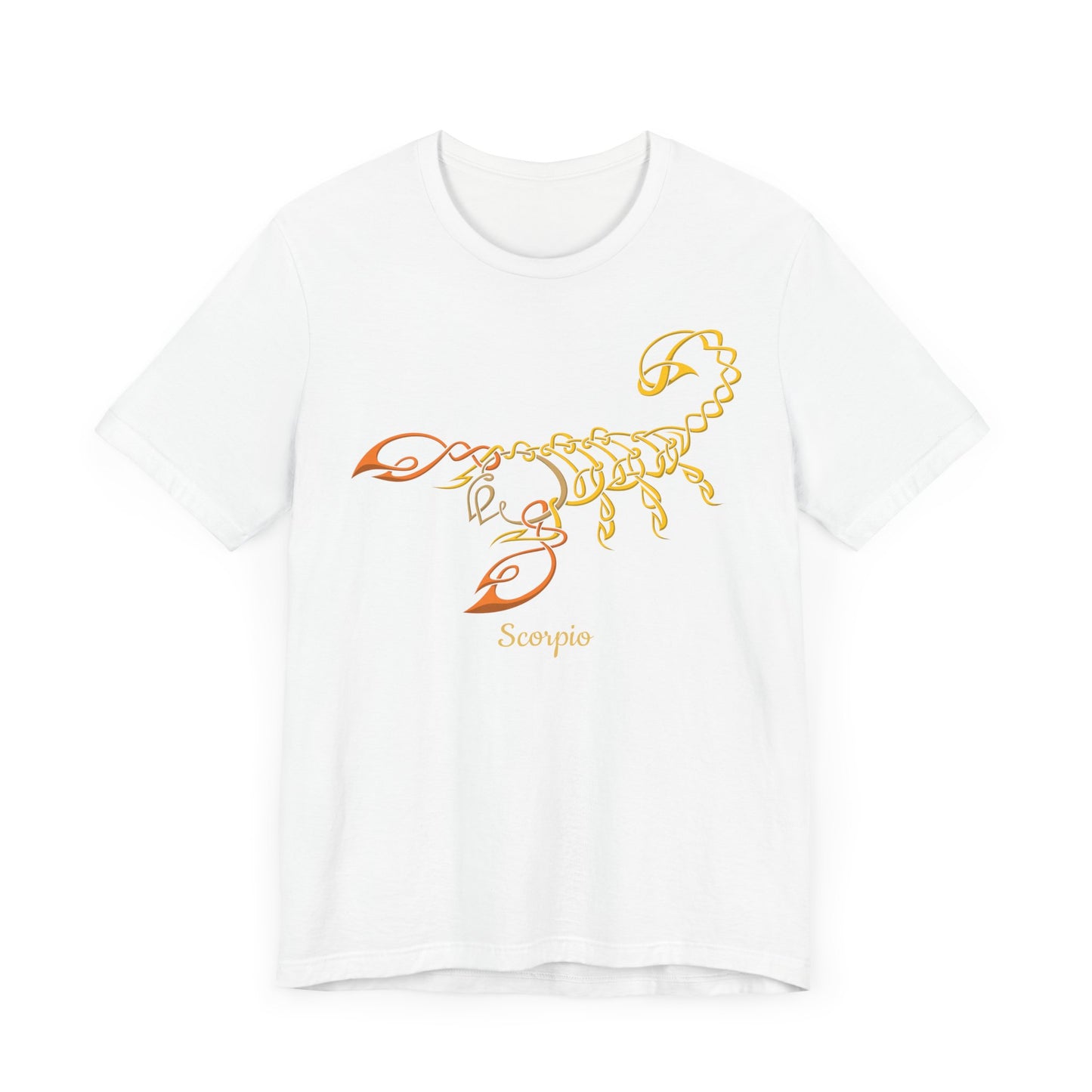 Scorpio Scorpion Symbol T-Shirt | Fun Scorpio T-Shirt | Zodiac T-Shirt | Zodiac Sign Shirt | Astrology | Star Sign | Unisex Jersey Short Sleeve Tee