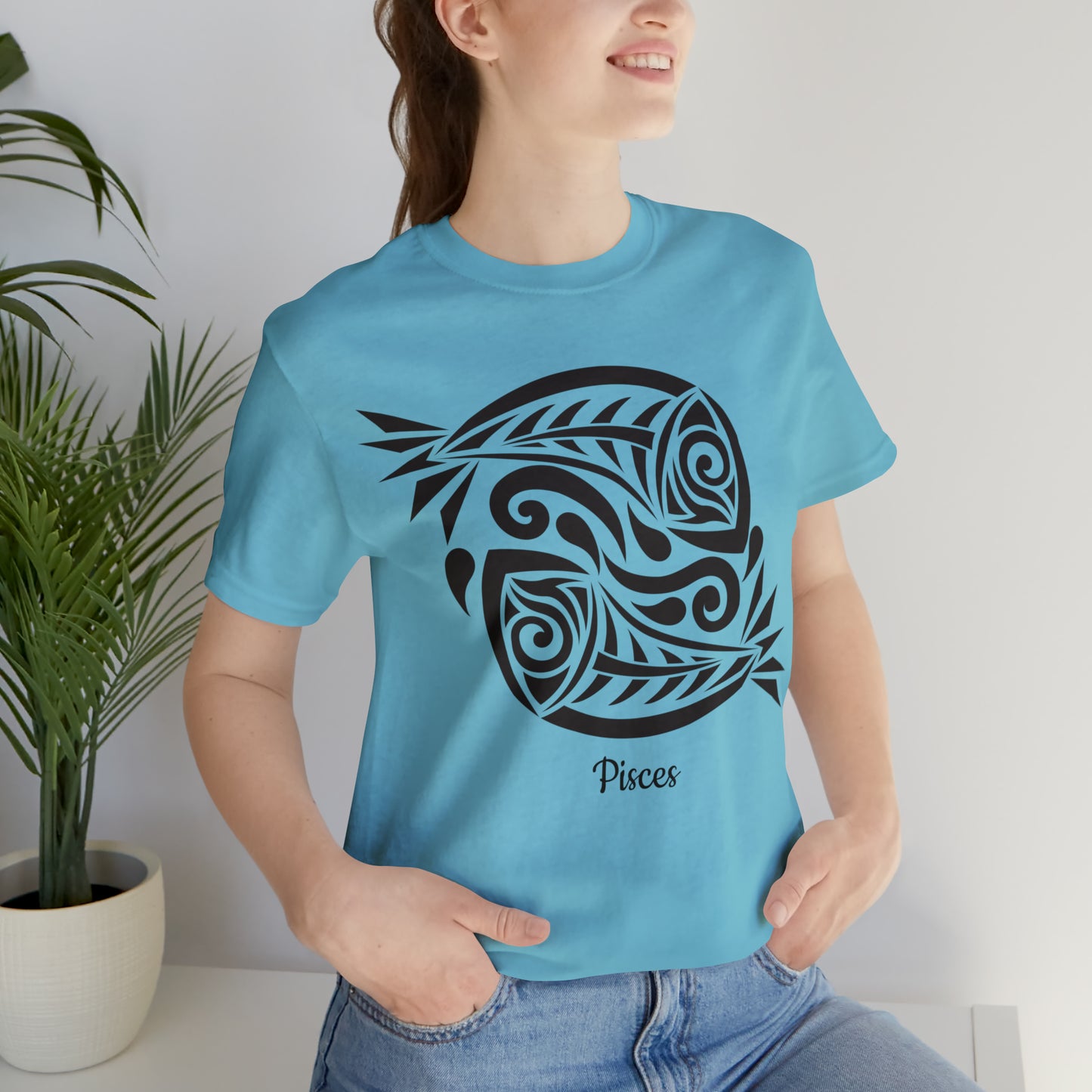 Pisces Fish T-Shirt | Fun Pisces T-Shirt | Zodiac T-Shirt | Zodiac Sign Shirt | Astrology | Star Sign | Unisex Jersey Short Sleeve Tee