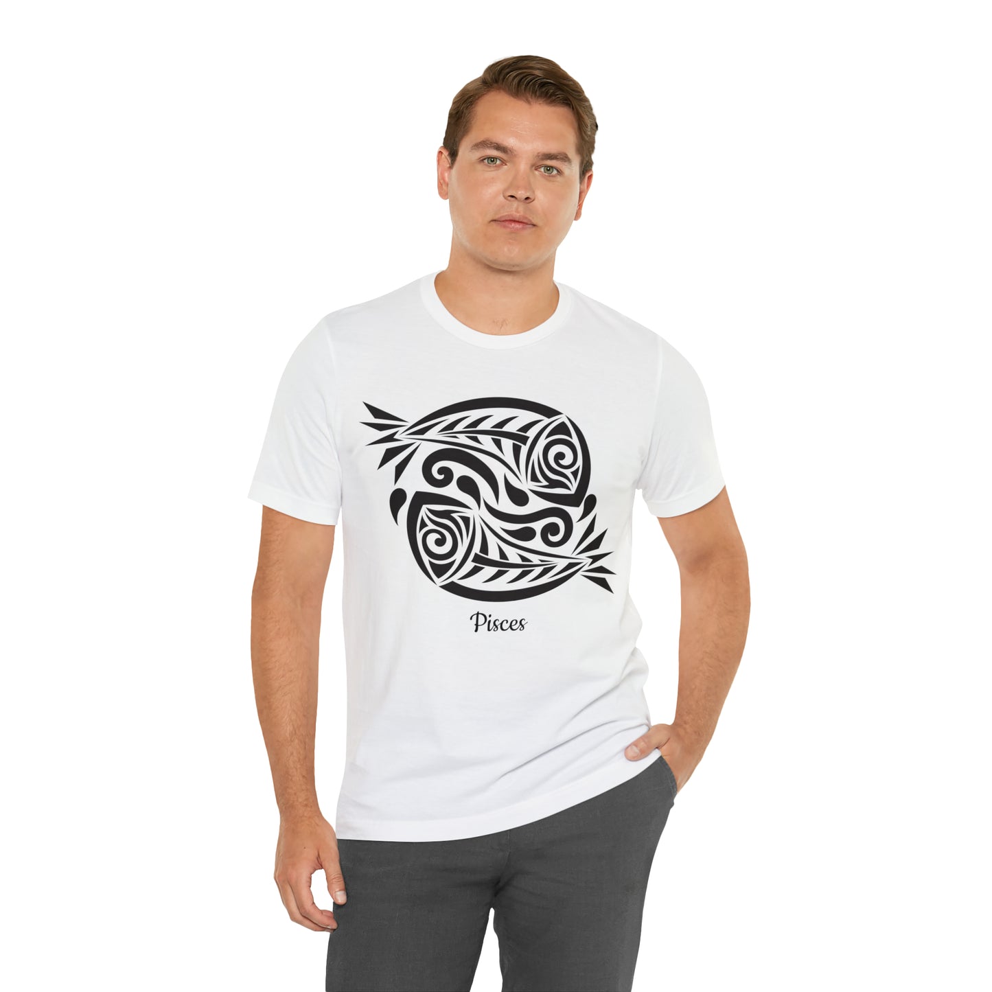 Pisces Fish T-Shirt | Fun Pisces T-Shirt | Zodiac T-Shirt | Zodiac Sign Shirt | Astrology | Star Sign | Unisex Jersey Short Sleeve Tee