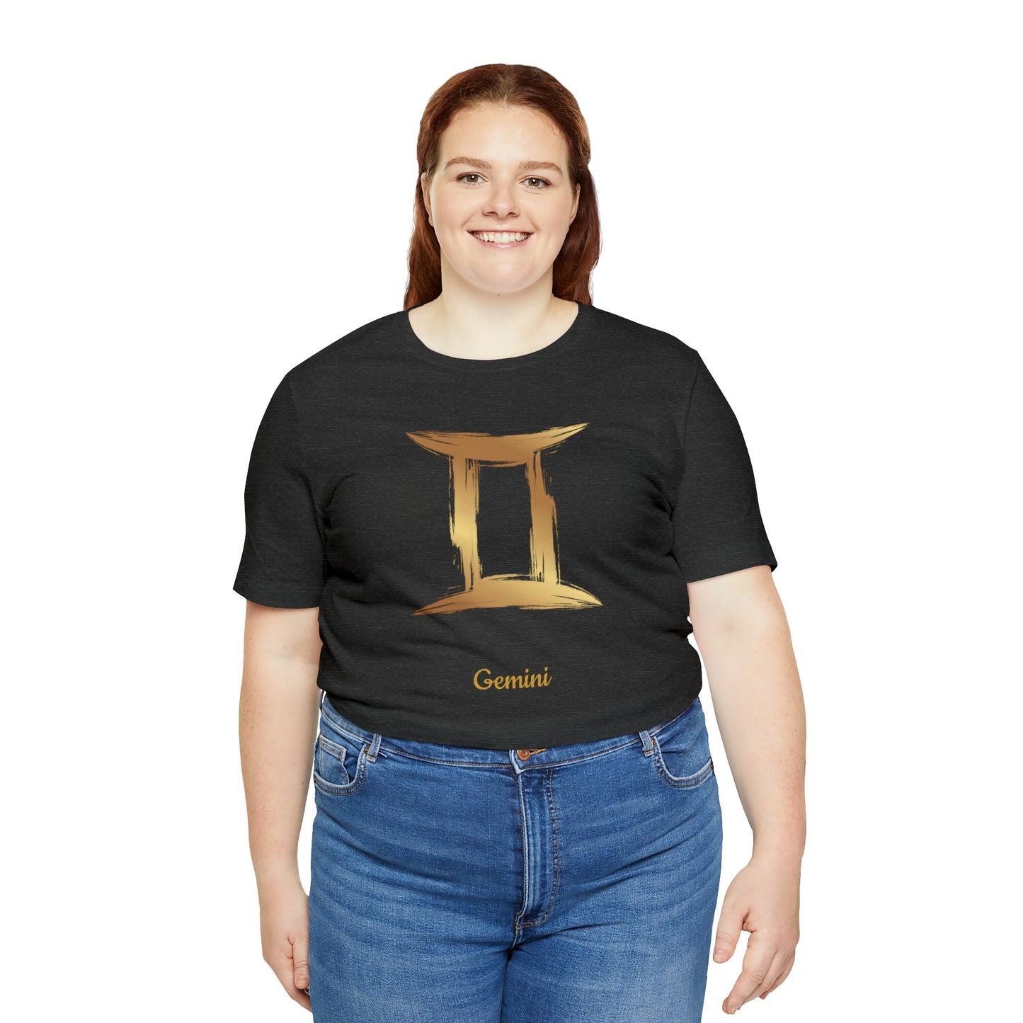 Gemini Symbol T-Shirt | Fun Gemini T-Shirt | Zodiac T-Shirt | Zodiac Sign Shirt | Astrology | Star Sign | Unisex Jersey Short Sleeve Tee