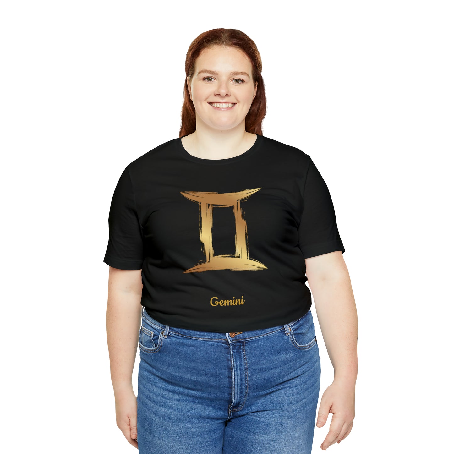 Gemini Symbol T-Shirt | Fun Gemini T-Shirt | Zodiac T-Shirt | Zodiac Sign Shirt | Astrology | Star Sign | Unisex Jersey Short Sleeve Tee