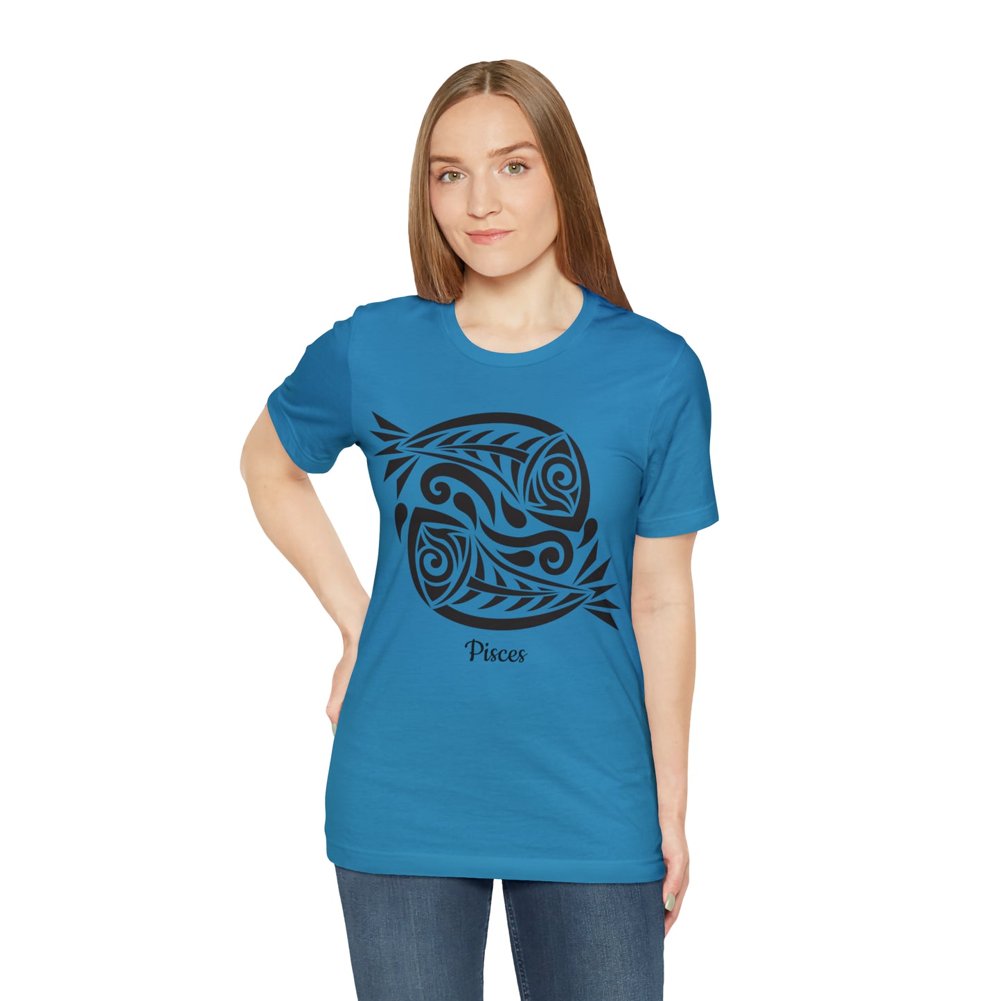 Pisces Fish T-Shirt | Fun Pisces T-Shirt | Zodiac T-Shirt | Zodiac Sign Shirt | Astrology | Star Sign | Unisex Jersey Short Sleeve Tee