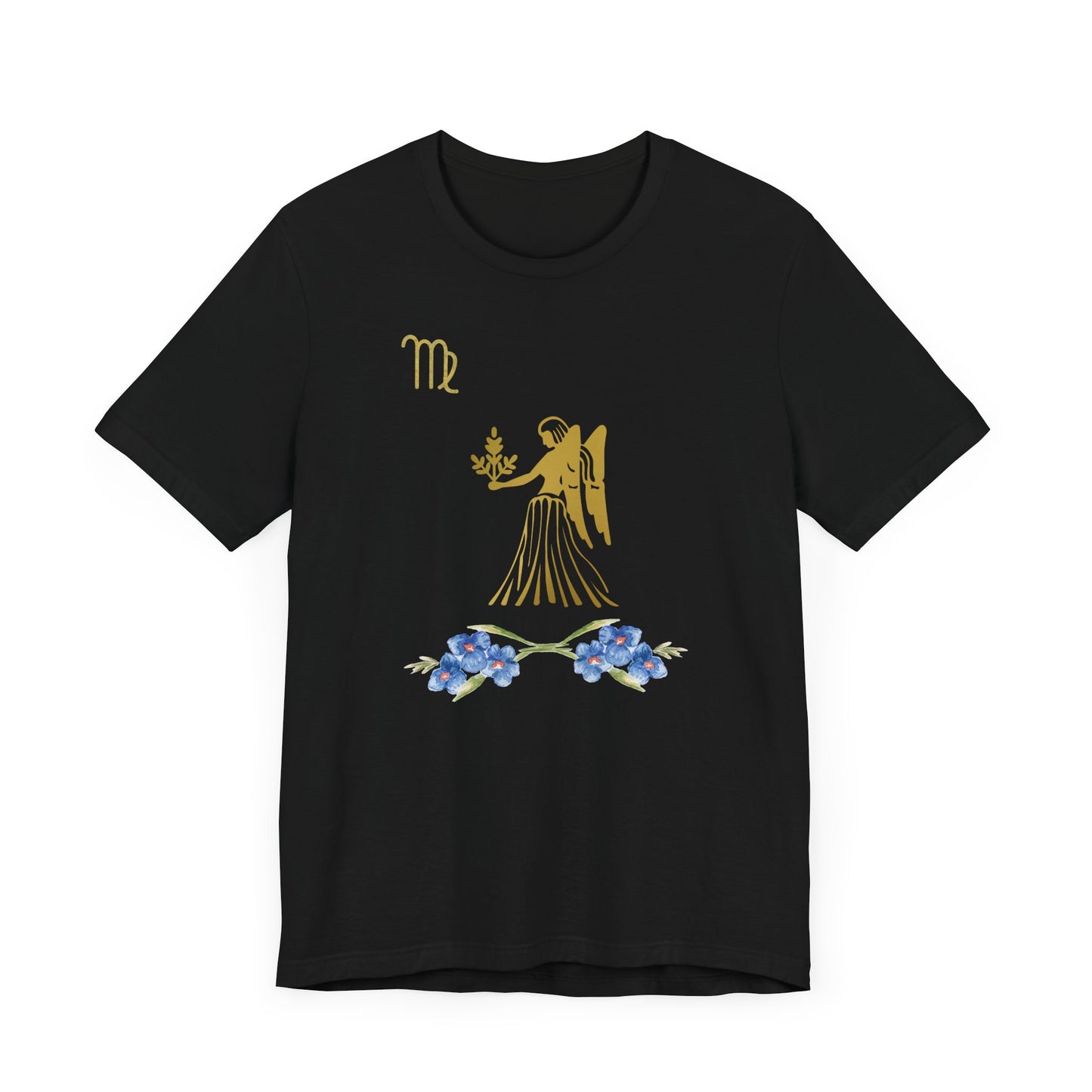 Virgo Symbols T-Shirt | Fun Virgo T-Shirt | Zodiac T-Shirt | Zodiac Sign Shirt | Astrology | Star Sign | Unisex Jersey Short Sleeve Tee