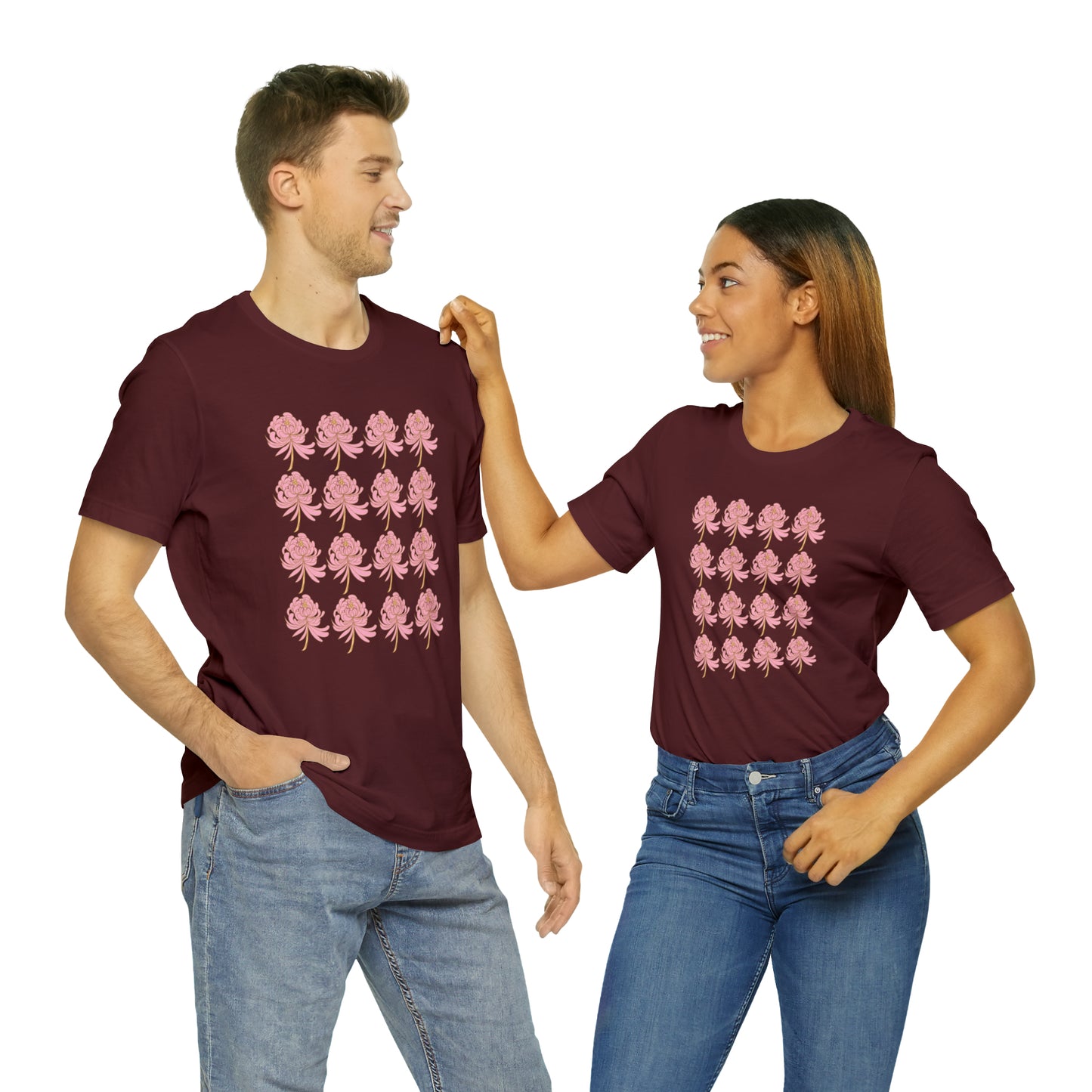 Scorpio Flower Pattern T-Shirt | Fun Scorpio T-Shirt | Zodiac T-Shirt | Zodiac Sign Shirt | Astrology | Star Sign | Unisex Jersey Short Sleeve Tee