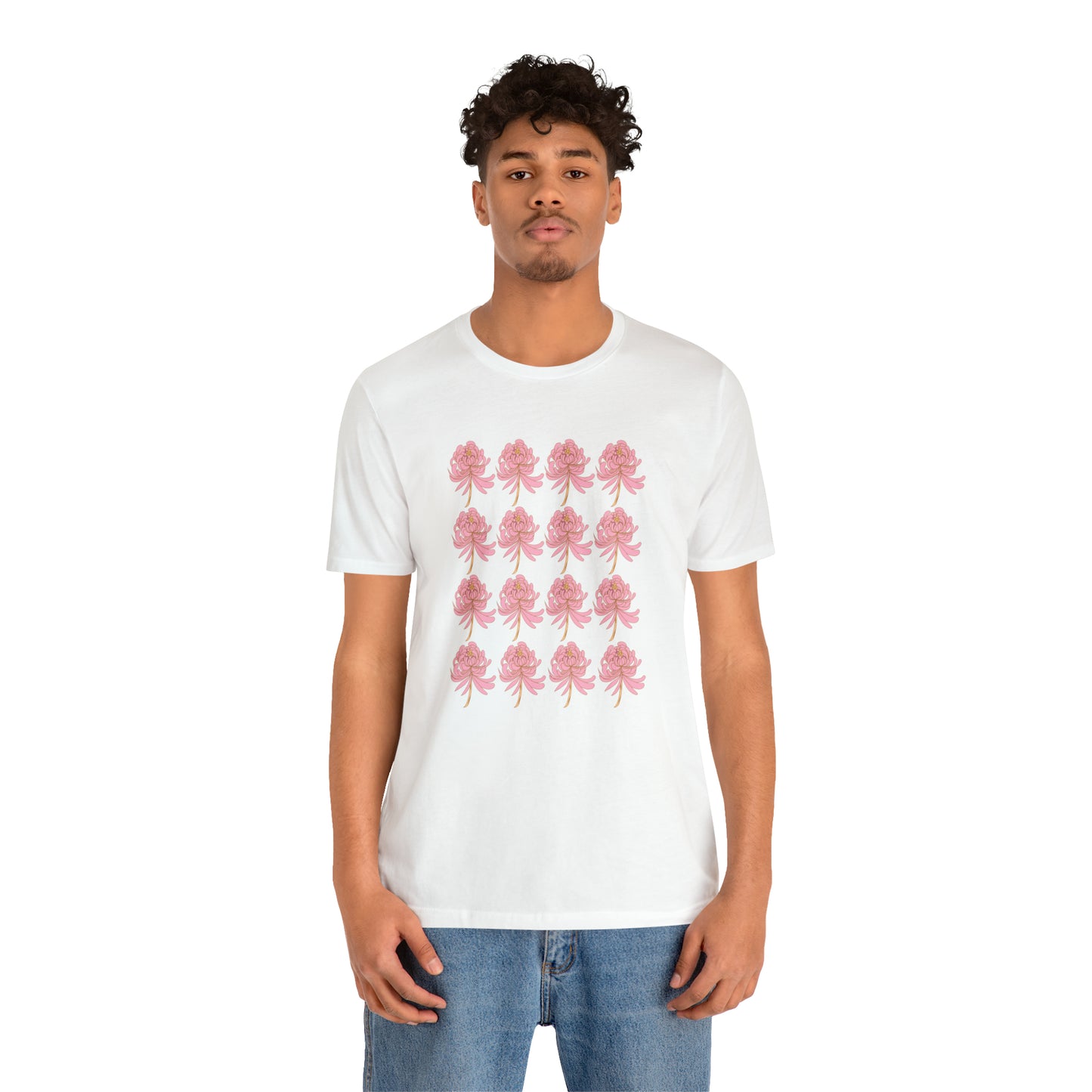 Scorpio Flower Pattern T-Shirt | Fun Scorpio T-Shirt | Zodiac T-Shirt | Zodiac Sign Shirt | Astrology | Star Sign | Unisex Jersey Short Sleeve Tee