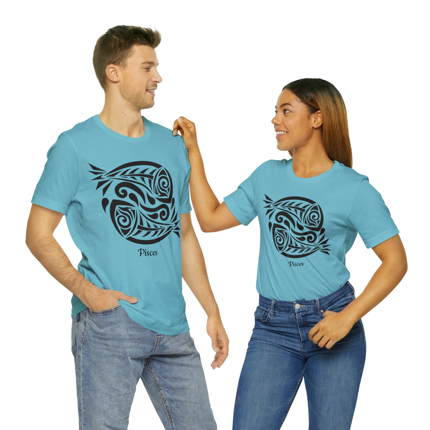 Pisces Fish T-Shirt | Fun Pisces T-Shirt | Zodiac T-Shirt | Zodiac Sign Shirt | Astrology | Star Sign | Unisex Jersey Short Sleeve Tee