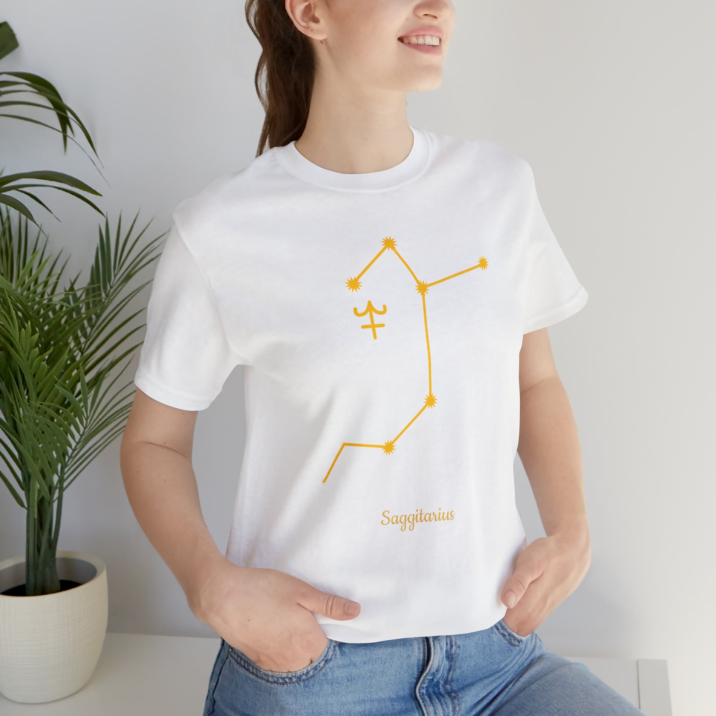 Sagittarius Stars T-Shirt | Fun Sagittarius T-Shirt | Zodiac T-Shirt | Zodiac Sign Shirt | Astrology | Star Sign | Unisex Jersey Short Sleeve Tee