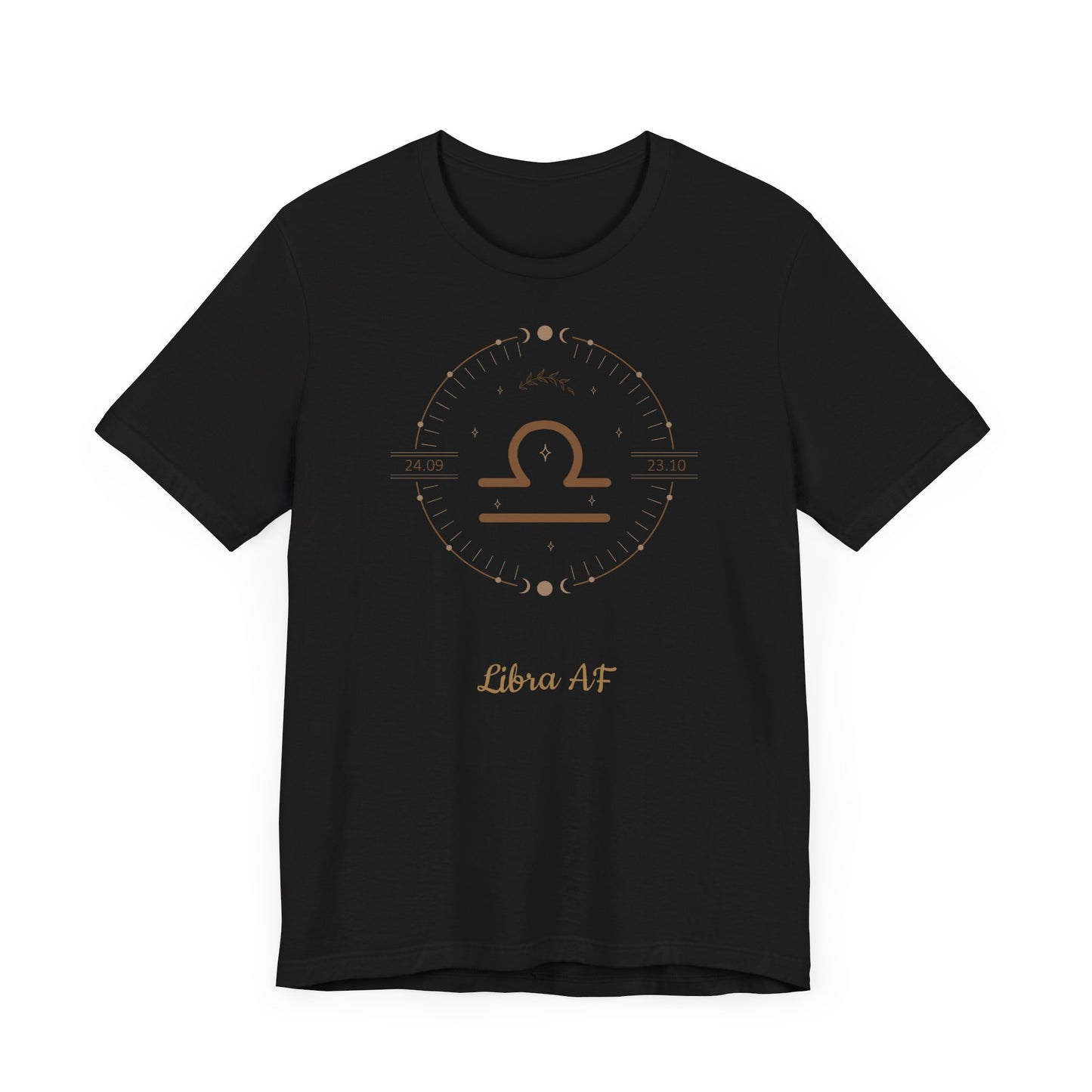 Libra AF Symbol T-Shirt | Fun Libra T-Shirt | Zodiac T-Shirt | Zodiac Sign Shirt | Astrology | Star Sign | Unisex Jersey Short Sleeve Tee