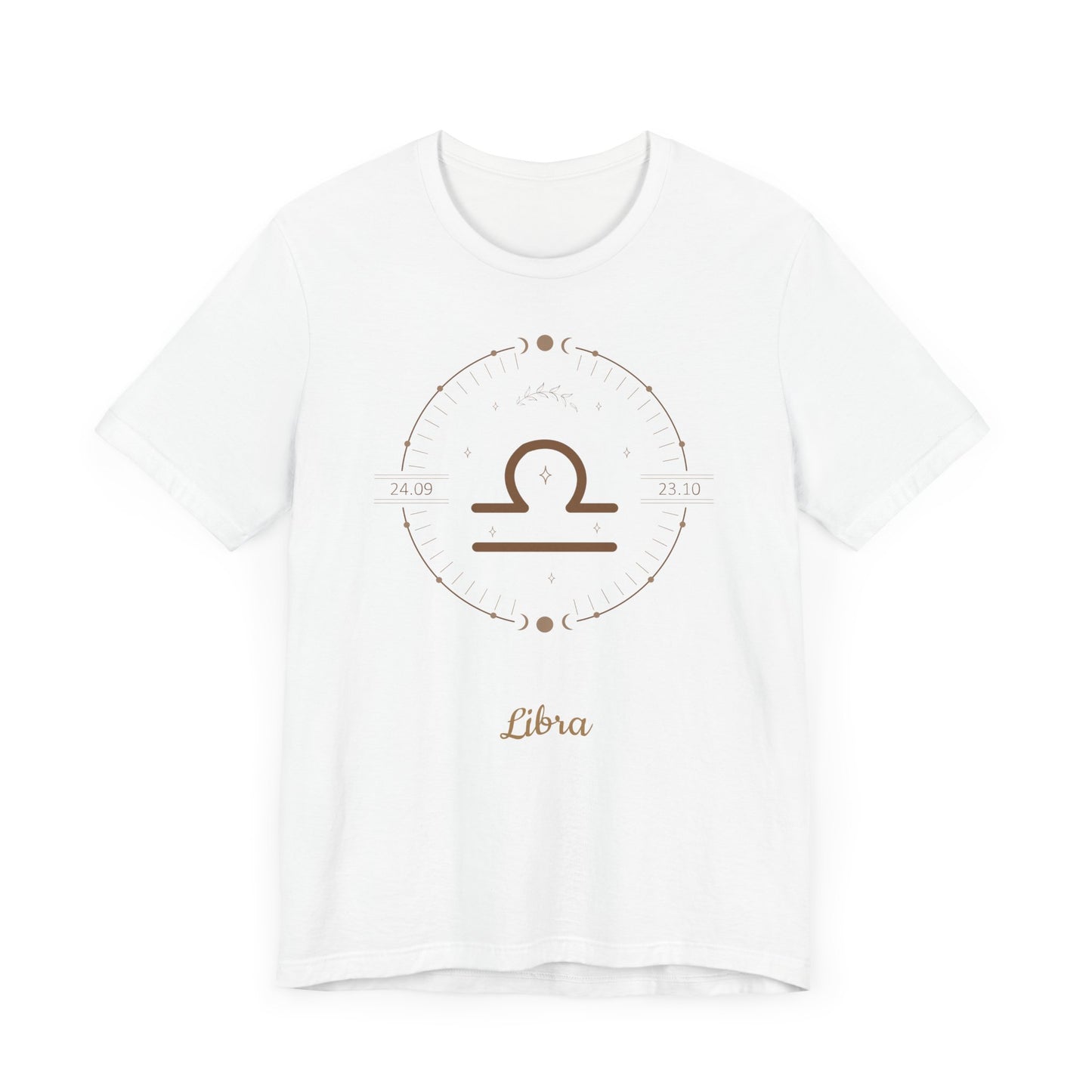 Libra Symbol T-Shirt | Fun Libra T-Shirt | Zodiac T-Shirt | Zodiac Sign Shirt | Astrology | Star Sign | Unisex Jersey Short Sleeve Tee