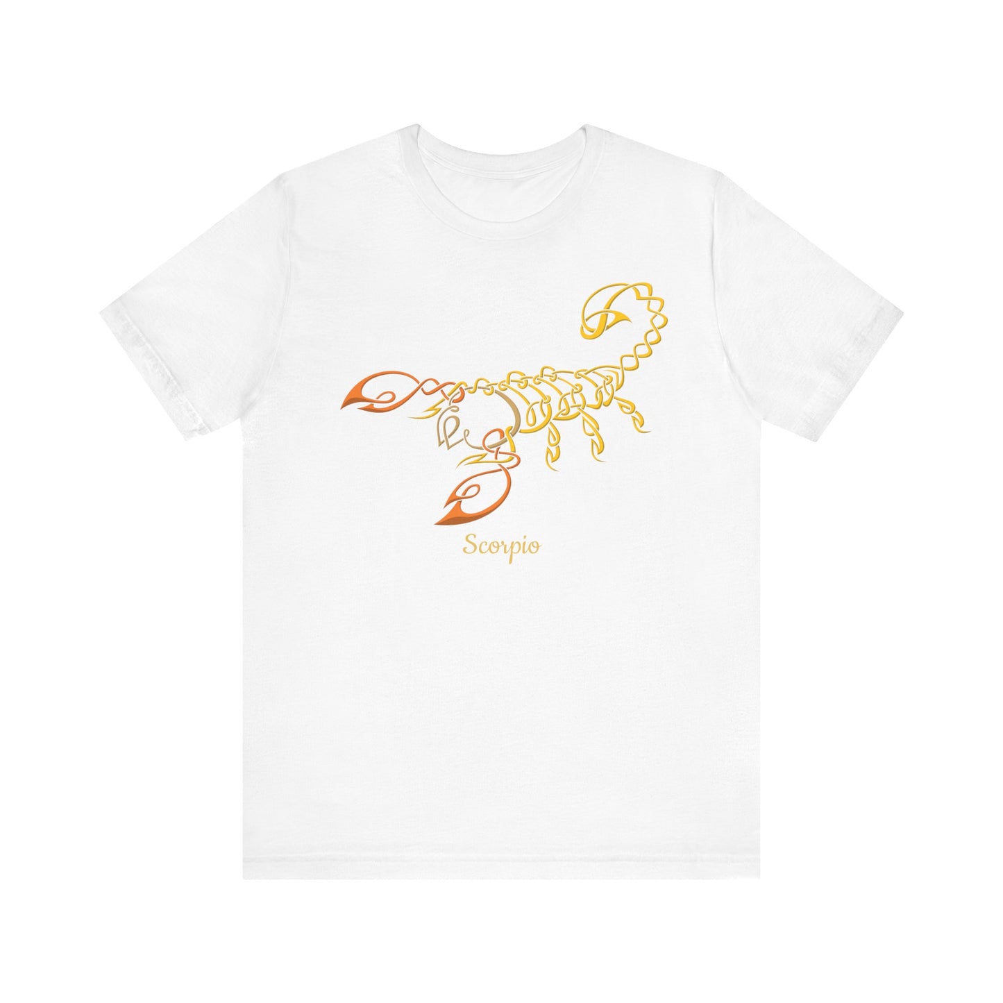 Scorpio Scorpion Symbol T-Shirt | Fun Scorpio T-Shirt | Zodiac T-Shirt | Zodiac Sign Shirt | Astrology | Star Sign | Unisex Jersey Short Sleeve Tee