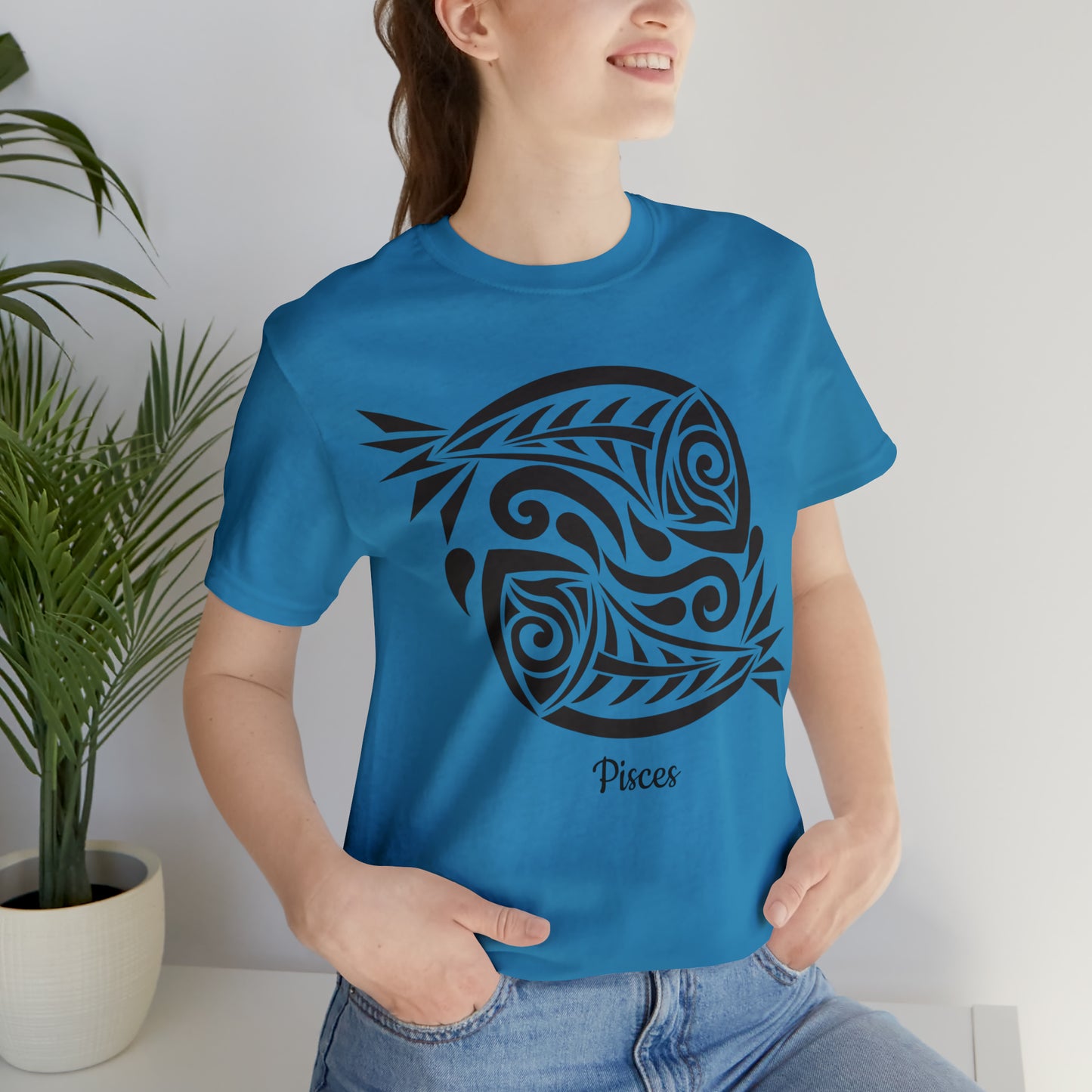 Pisces Fish T-Shirt | Fun Pisces T-Shirt | Zodiac T-Shirt | Zodiac Sign Shirt | Astrology | Star Sign | Unisex Jersey Short Sleeve Tee