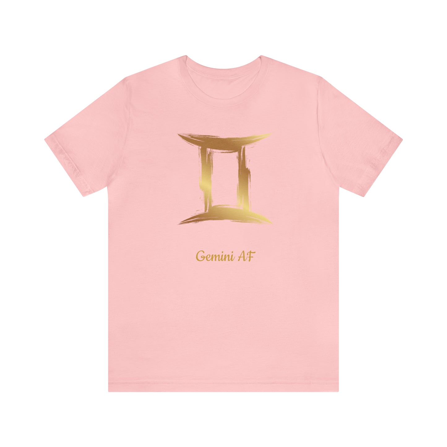 Gemini Symbol AF T-Shirt | Fun Gemini T-Shirt | Zodiac T-Shirt | Zodiac Sign Shirt | Astrology | Star Sign | Unisex Jersey Short Sleeve Tee