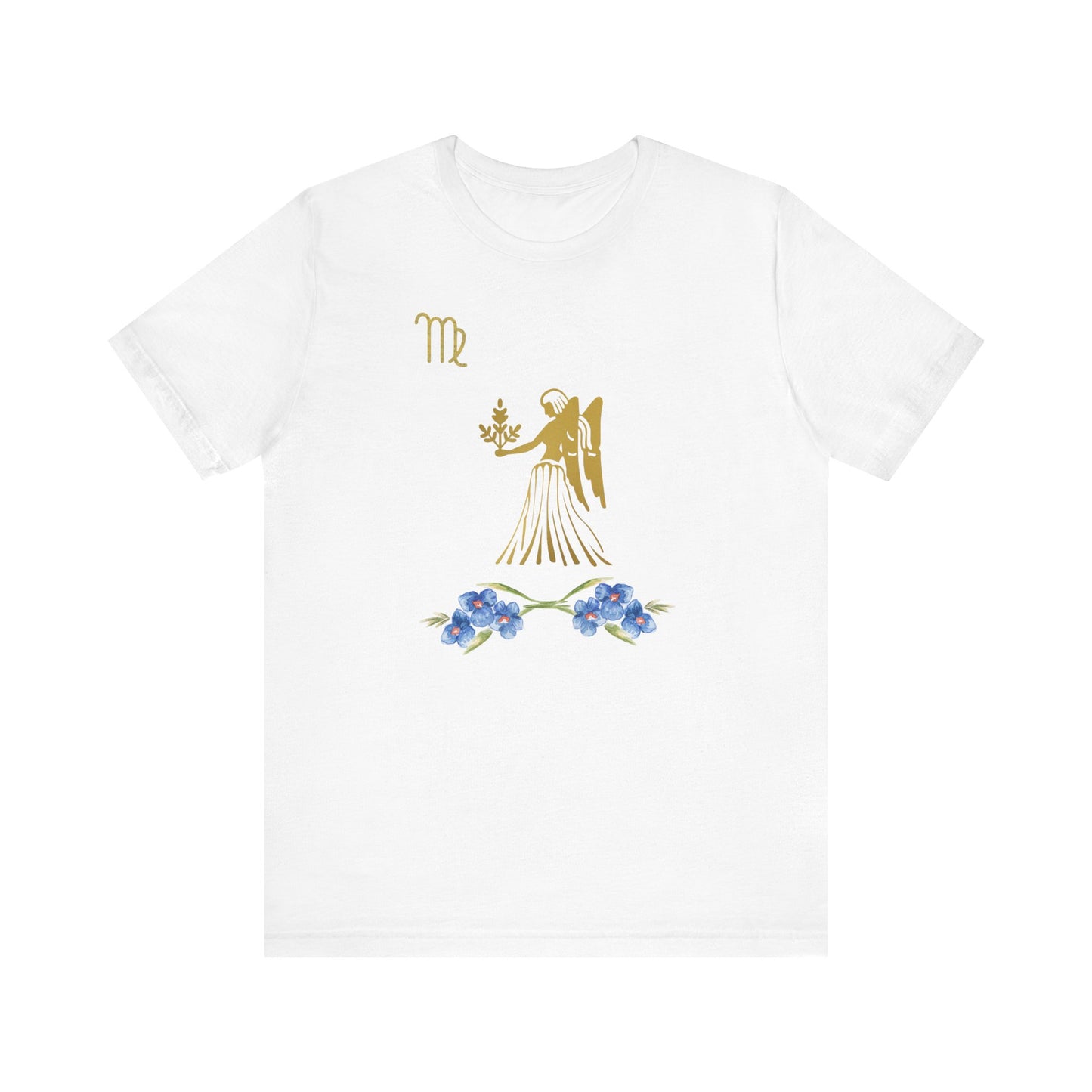Virgo Symbols T-Shirt | Fun Virgo T-Shirt | Zodiac T-Shirt | Zodiac Sign Shirt | Astrology | Star Sign | Unisex Jersey Short Sleeve Tee