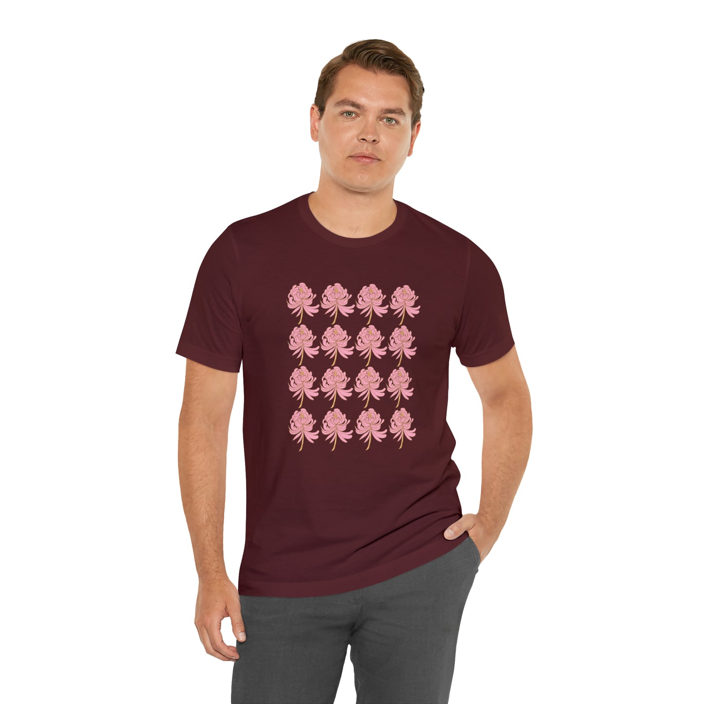 Scorpio Flower Pattern T-Shirt | Fun Scorpio T-Shirt | Zodiac T-Shirt | Zodiac Sign Shirt | Astrology | Star Sign | Unisex Jersey Short Sleeve Tee
